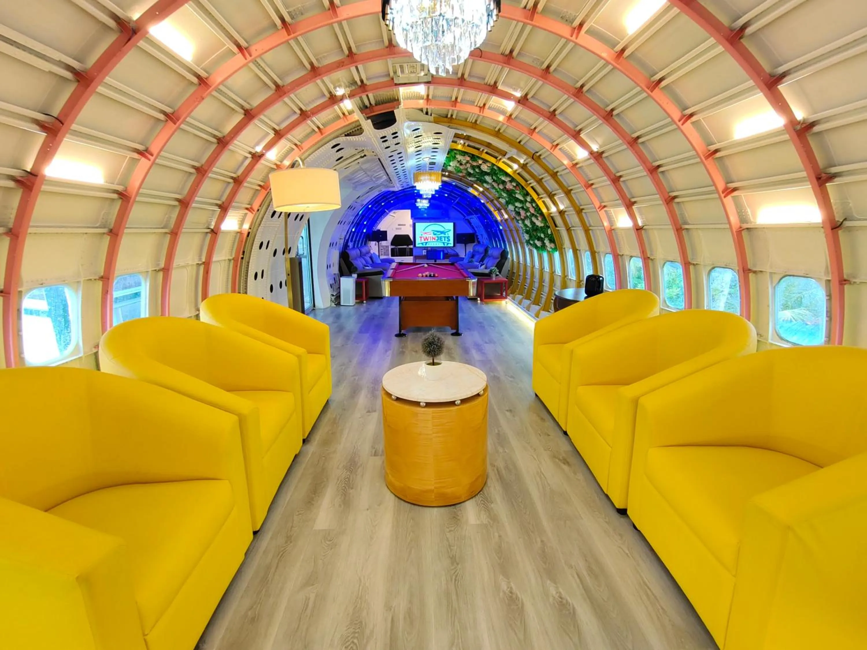 Seating area in Twin Jets Resort