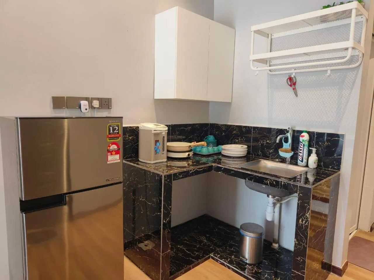 Kitchen or kitchenette in Twin Jets Resort