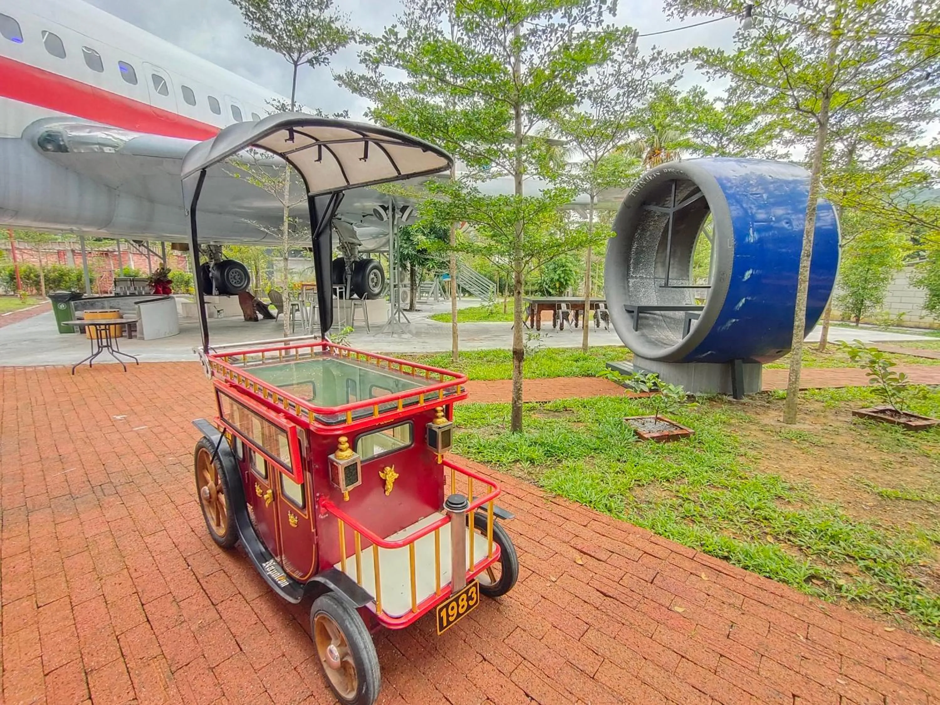 Garden view in Twin Jets Resort