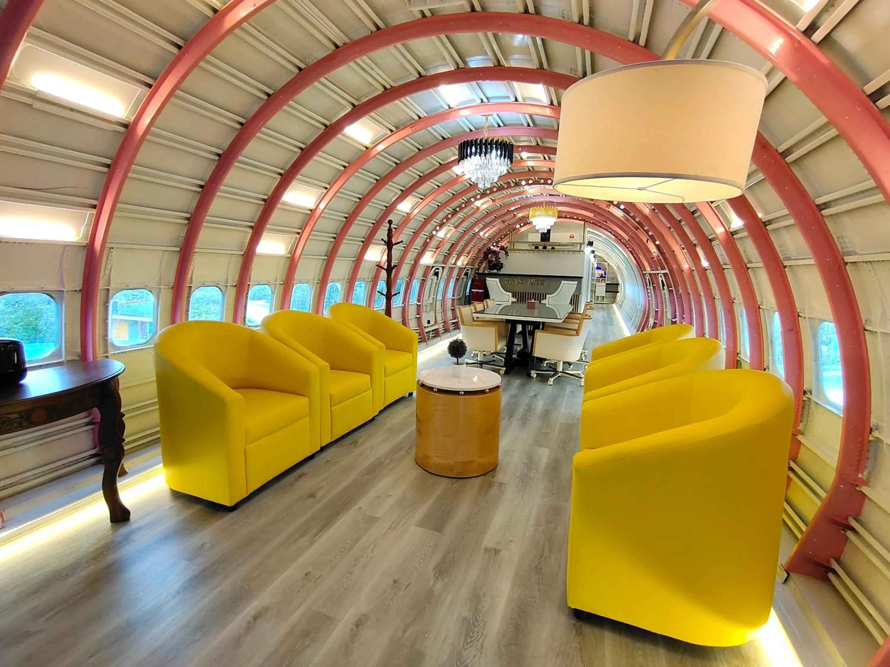 Seating area in Twin Jets Resort