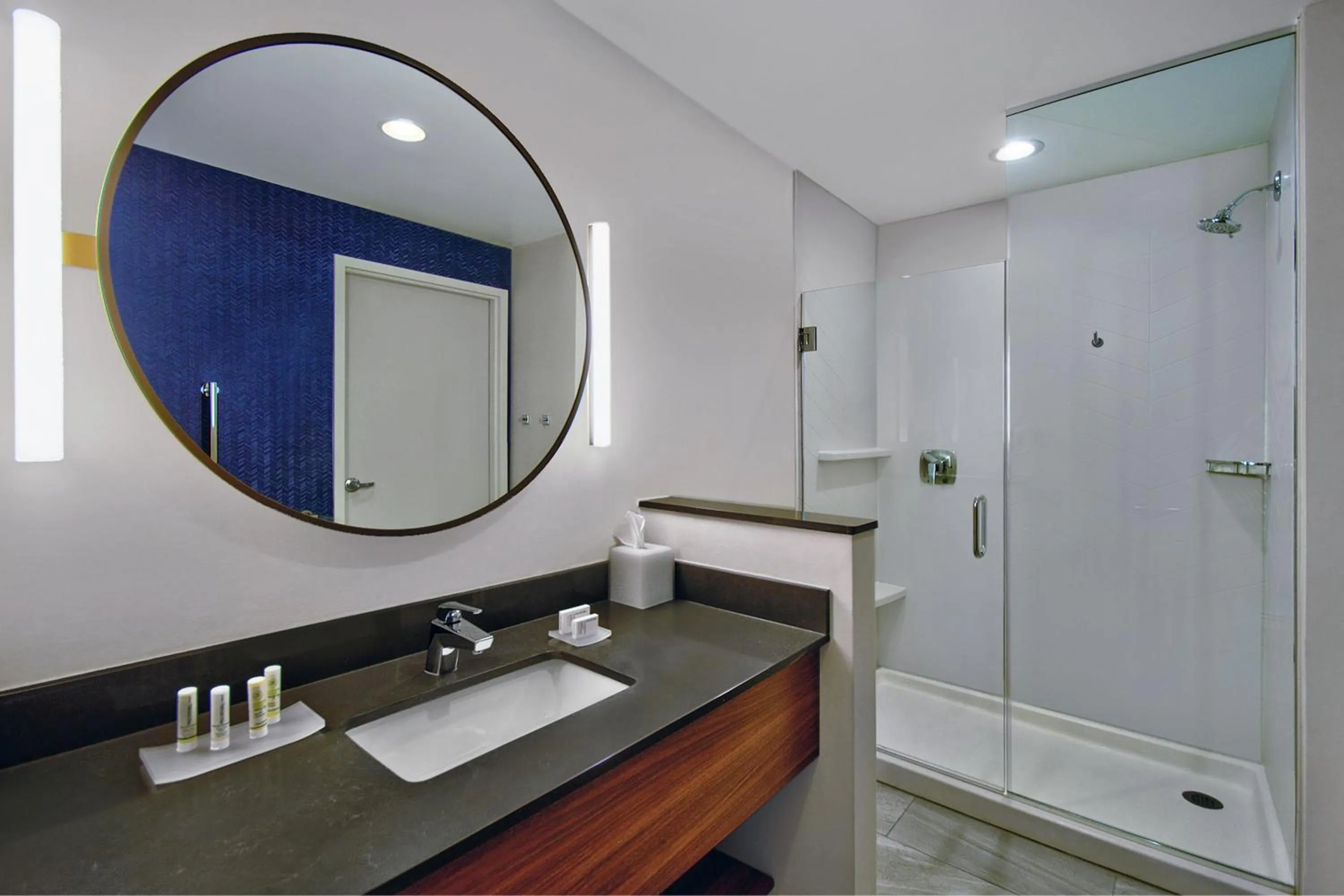 Bathroom in Fairfield by Marriott Inn & Suites Orlando at FLAMINGO CROSSINGS® Town Center