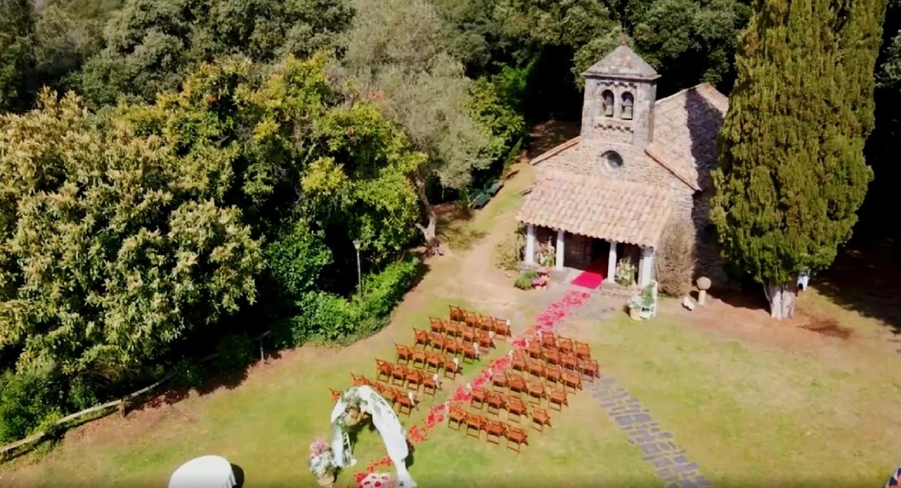 Bird's eye view in Hotel Sant Bernat