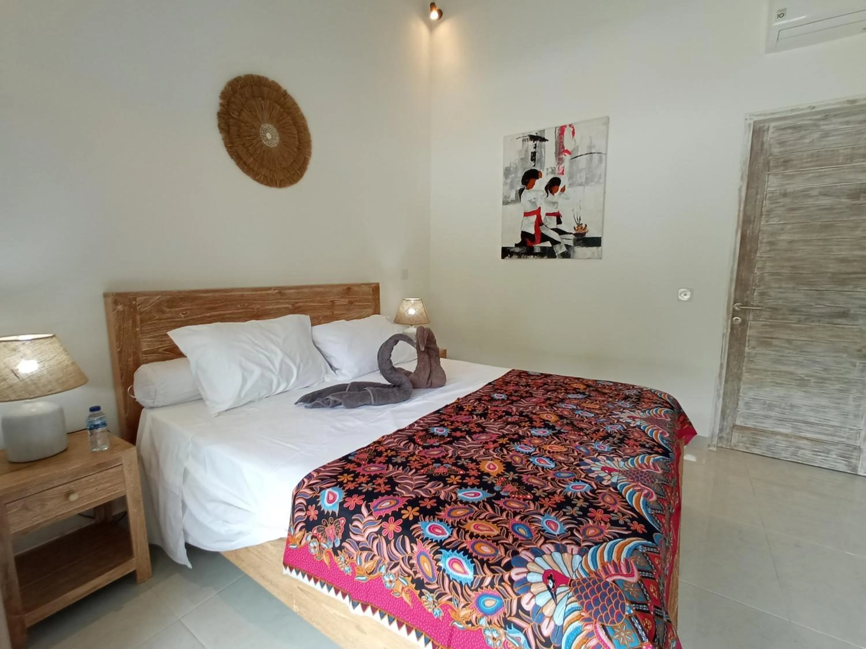 Bed in Villa Bukit Sweet Home