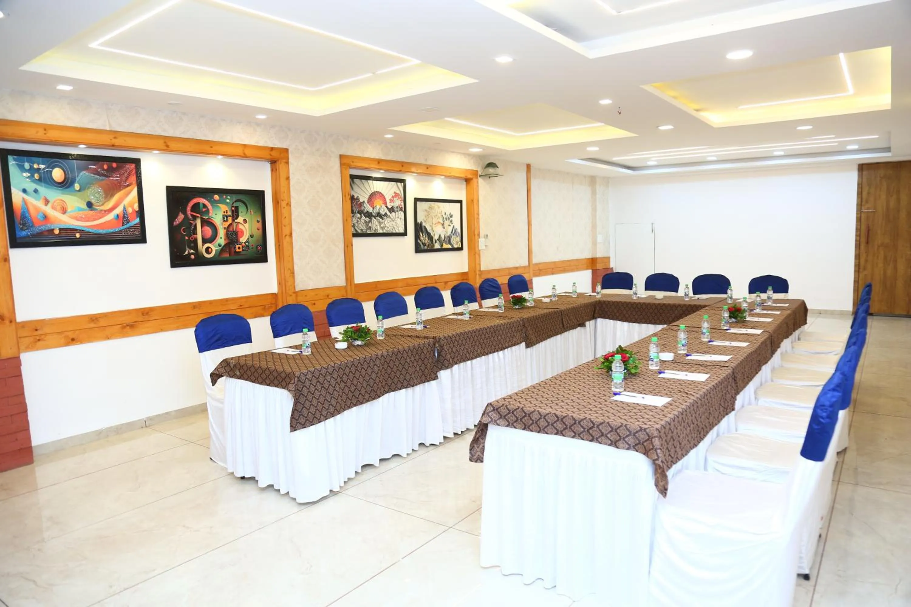 Decorative detail in Hotel Konark Inn