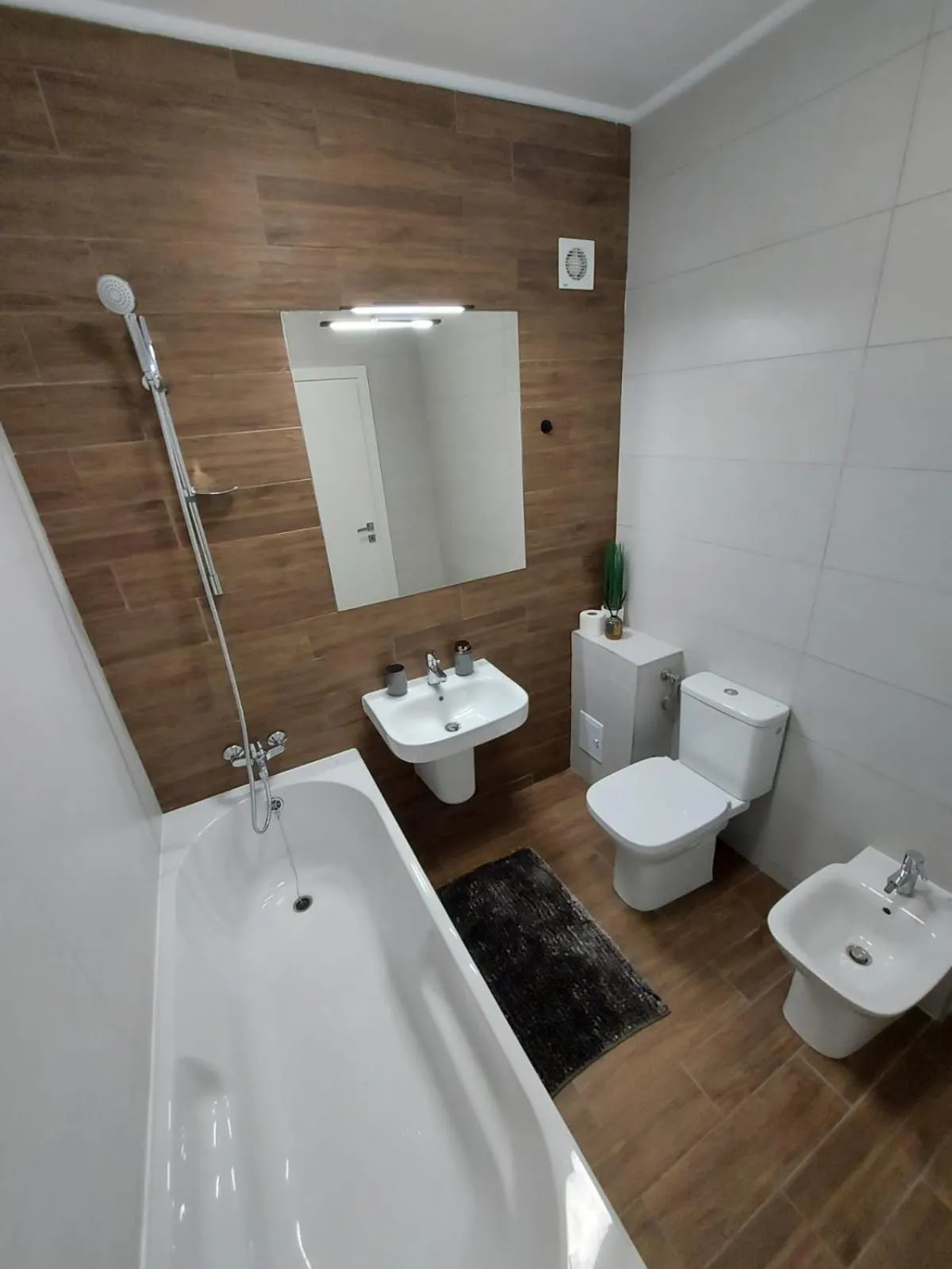 Shower in Panoramic Apartments Oradea
