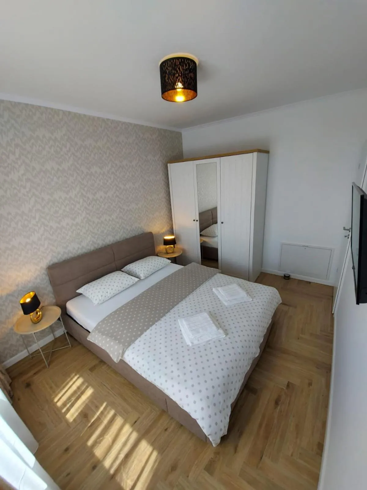 Bedroom, Bed in Panoramic Apartments Oradea