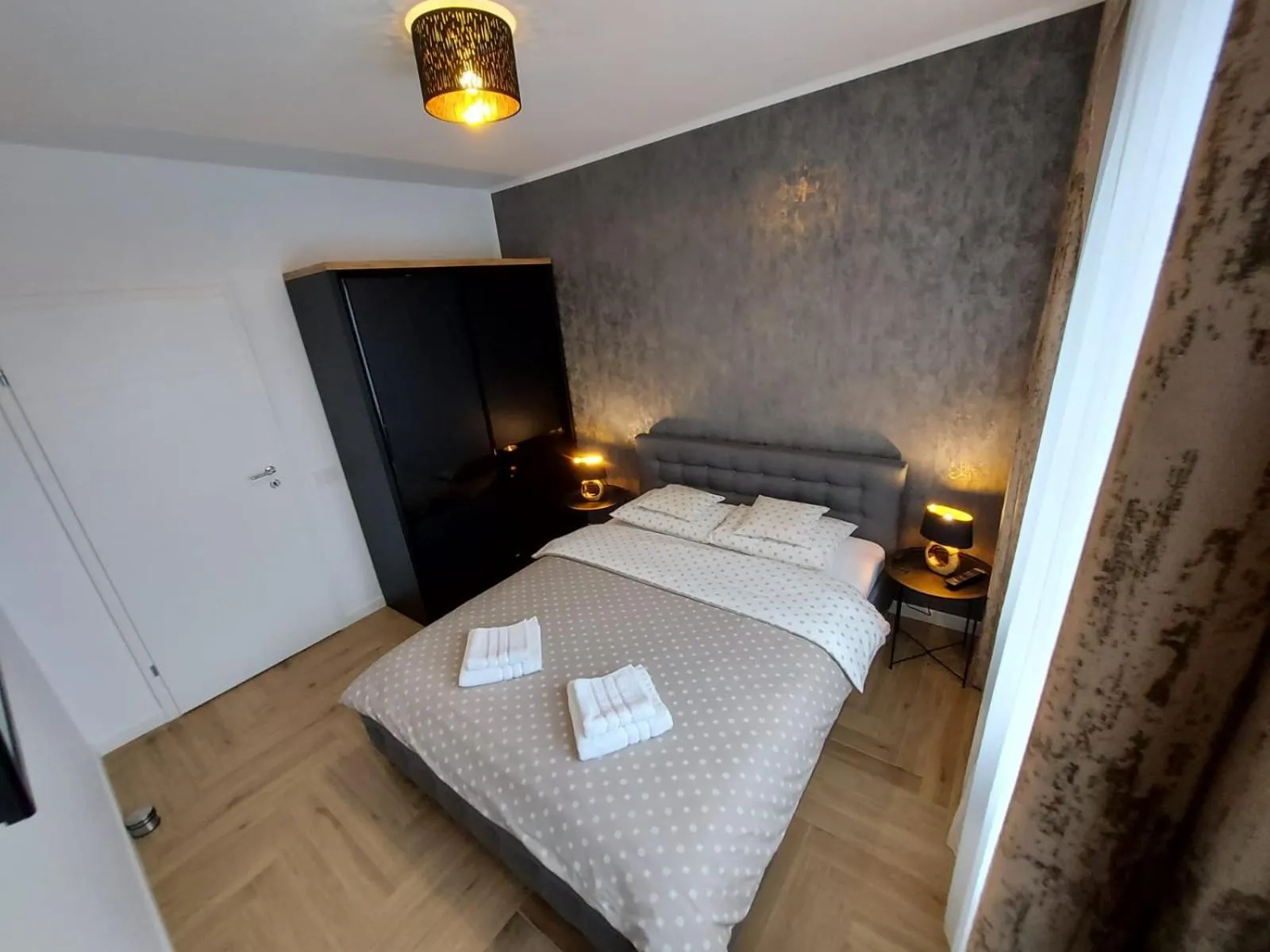 Bed in Panoramic Apartments Oradea