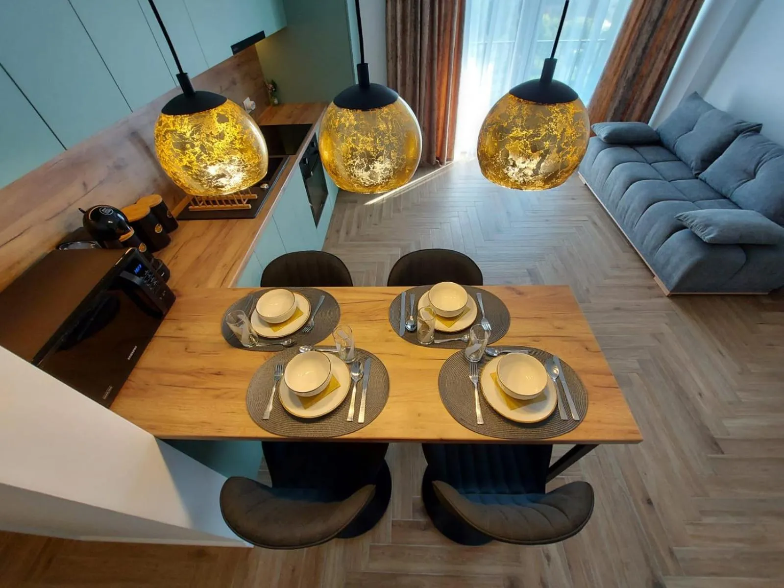 Dining area in Panoramic Apartments Oradea
