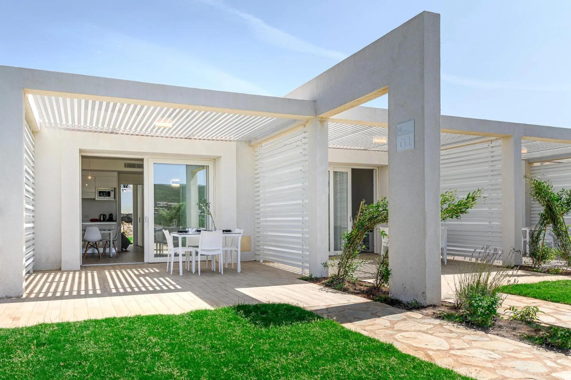 Patio in Capo Falcone Charming Apartments