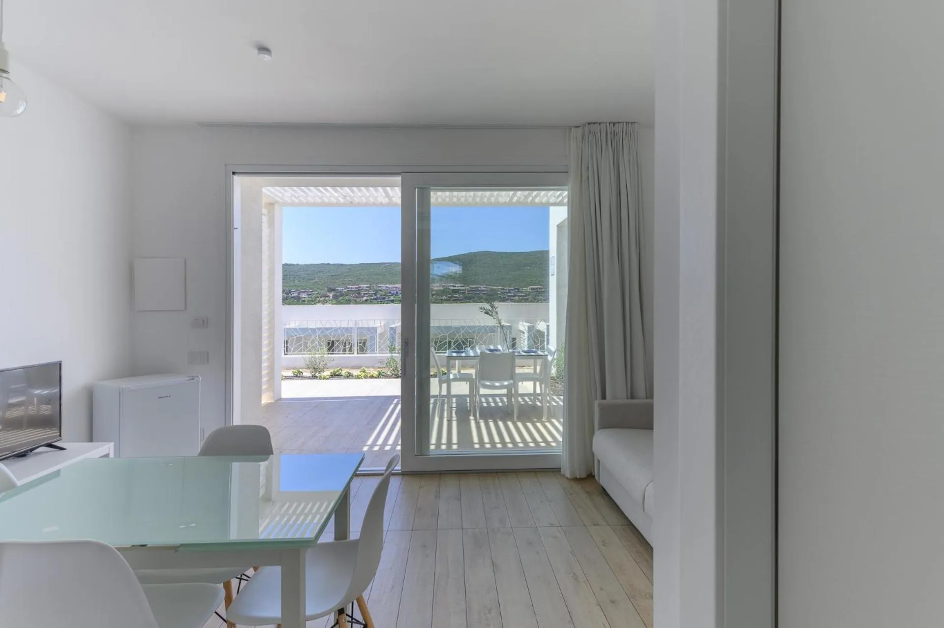 Living room in Capo Falcone Charming Apartments