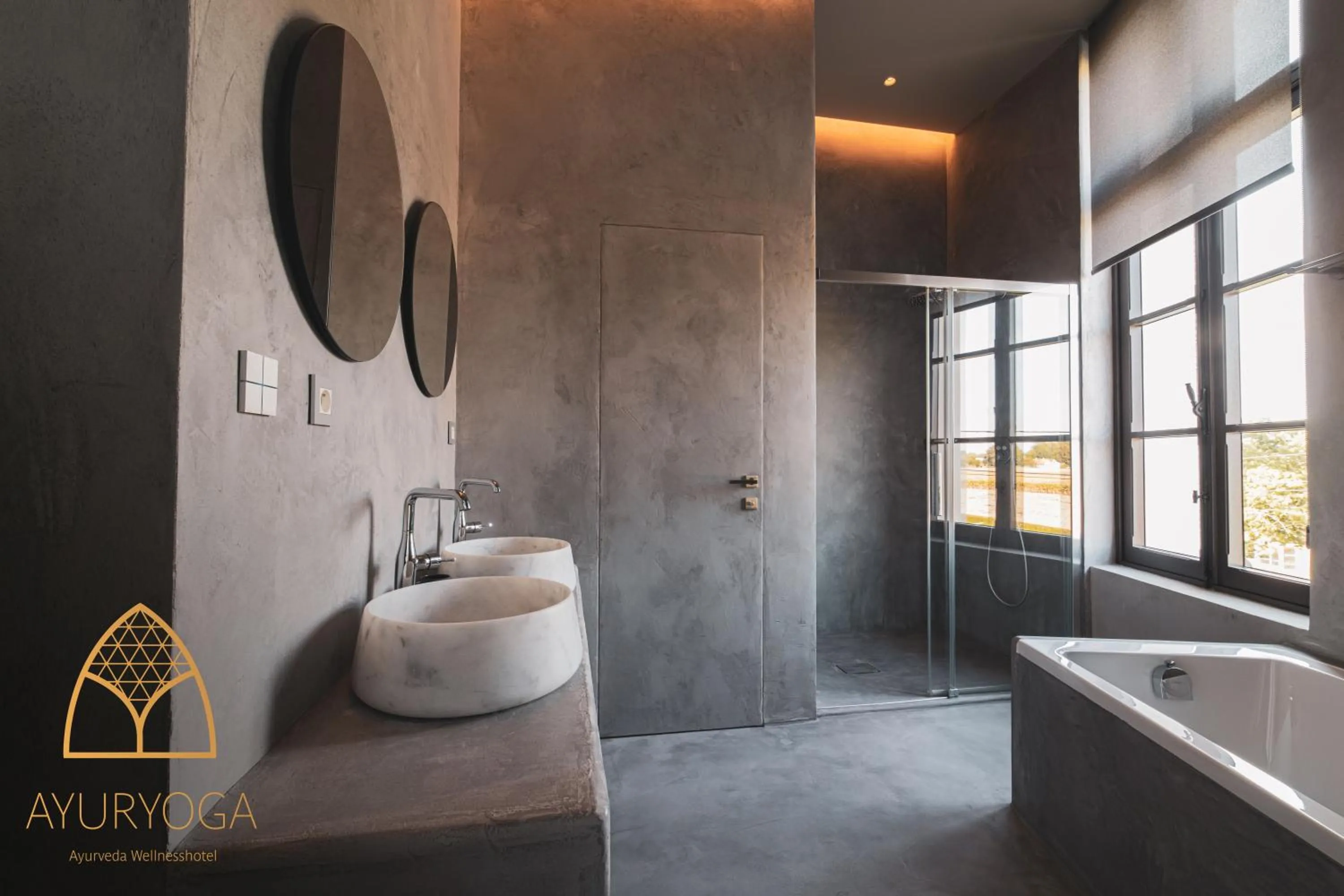 Bathroom in Ayuryoga Wellnesshotel