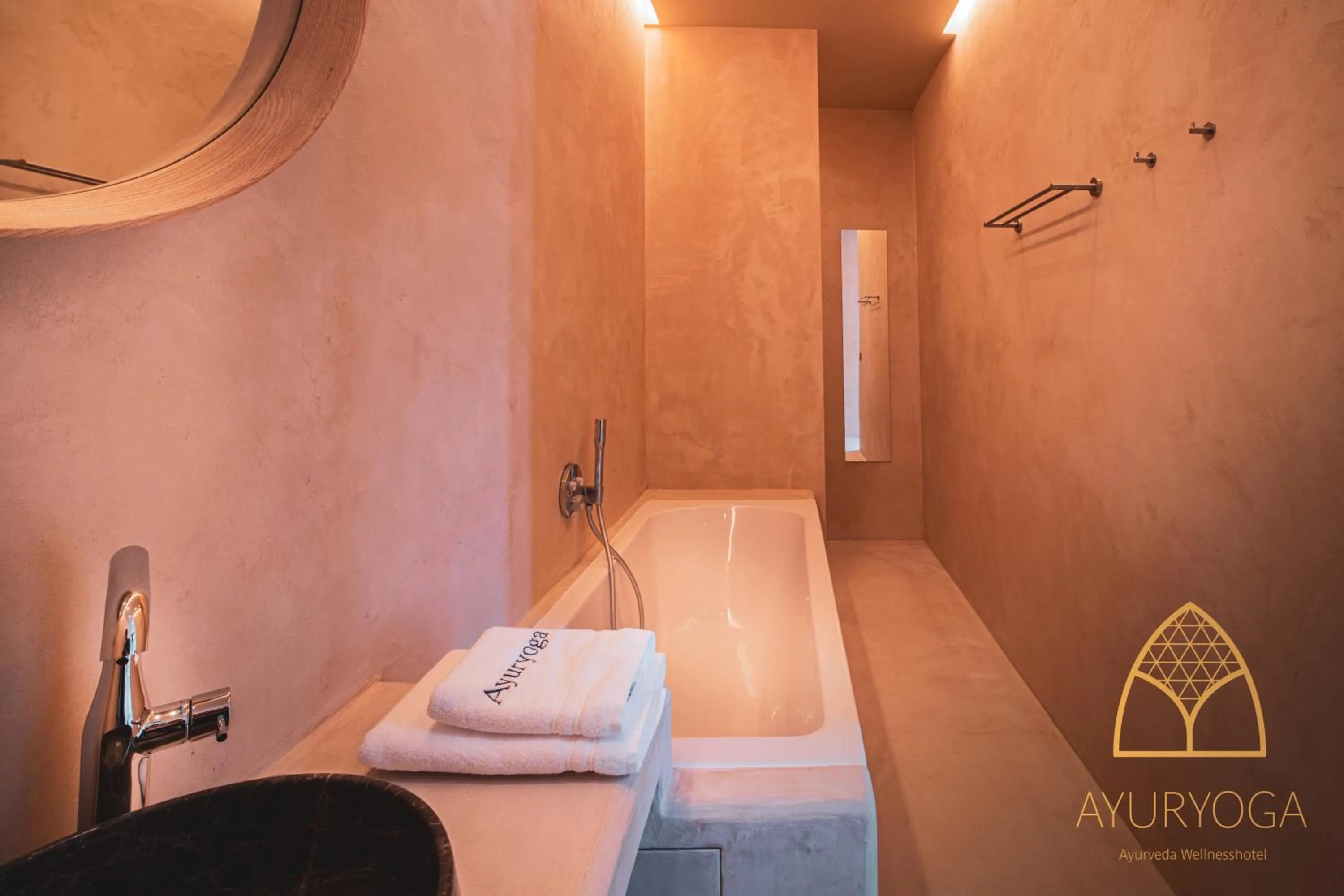 Bathroom in Ayuryoga Wellnesshotel