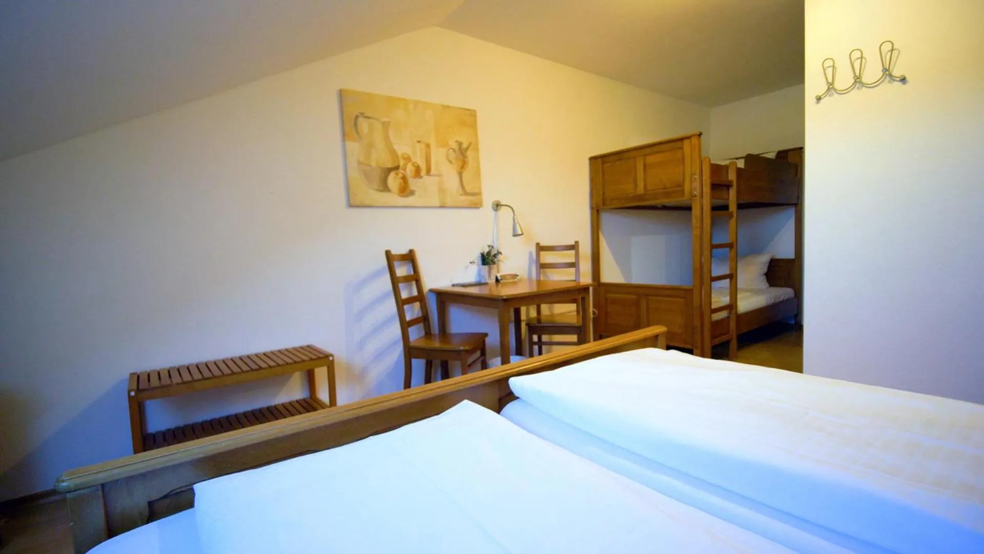 Bed in Gästehaus am Wasserpark