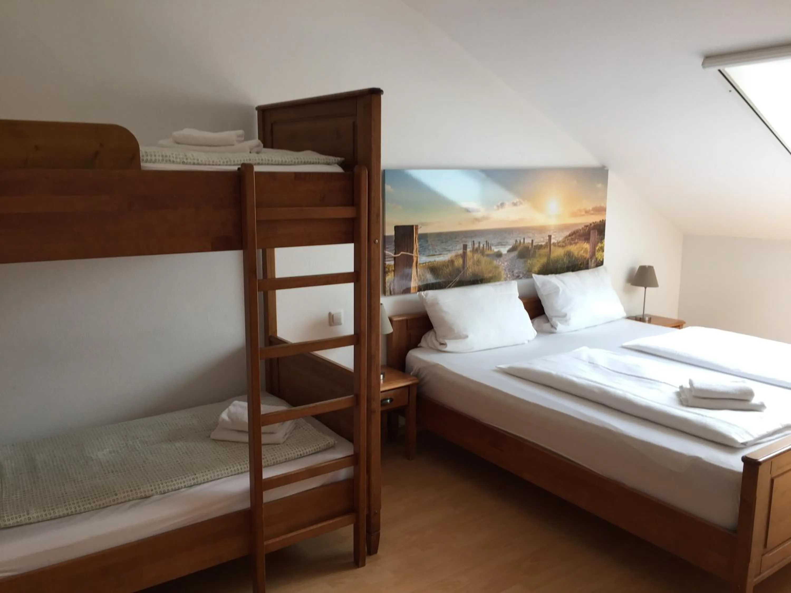 Photo of the whole room, Bed in Gästehaus am Wasserpark