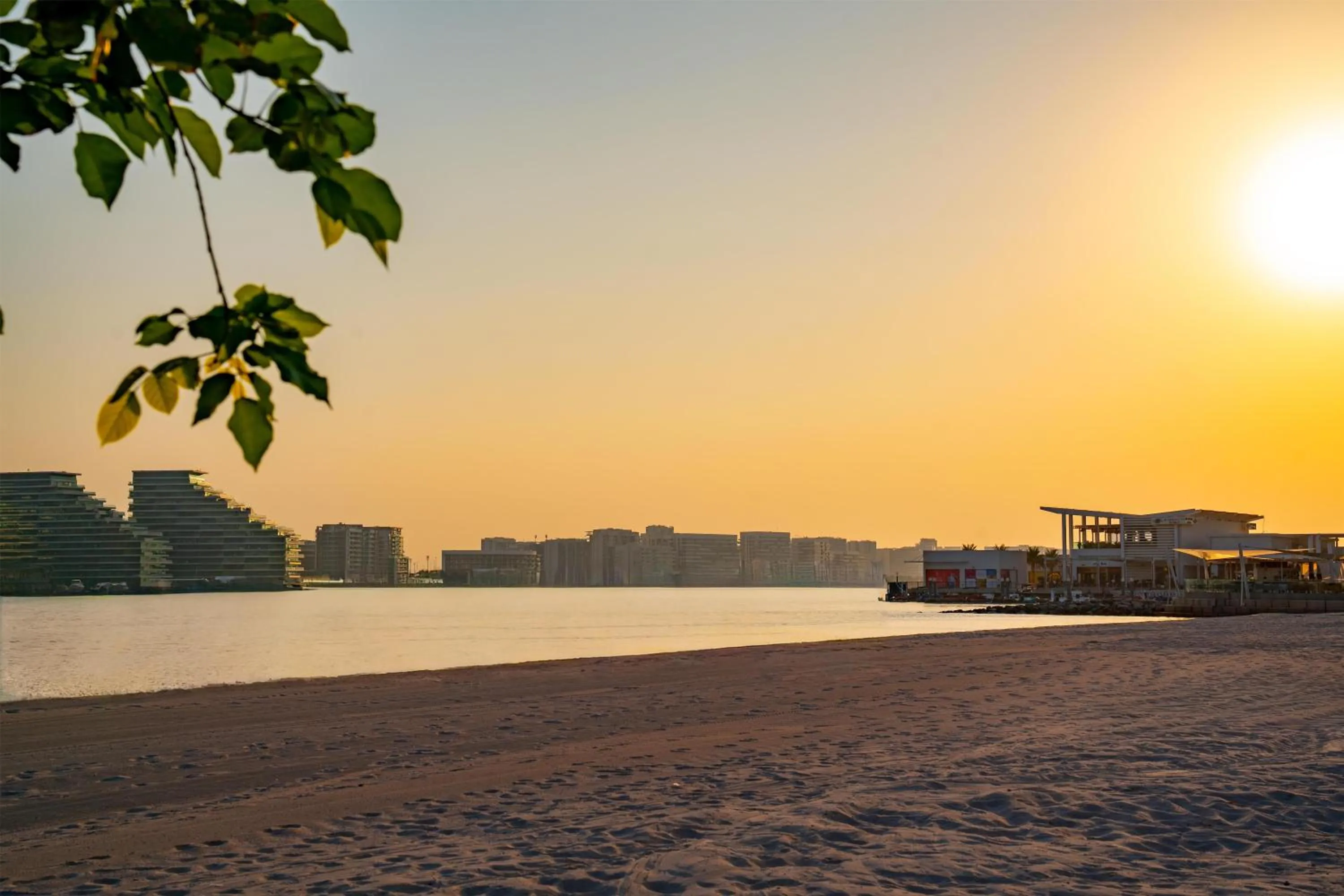 Beach in Hilton Abu Dhabi Yas Island