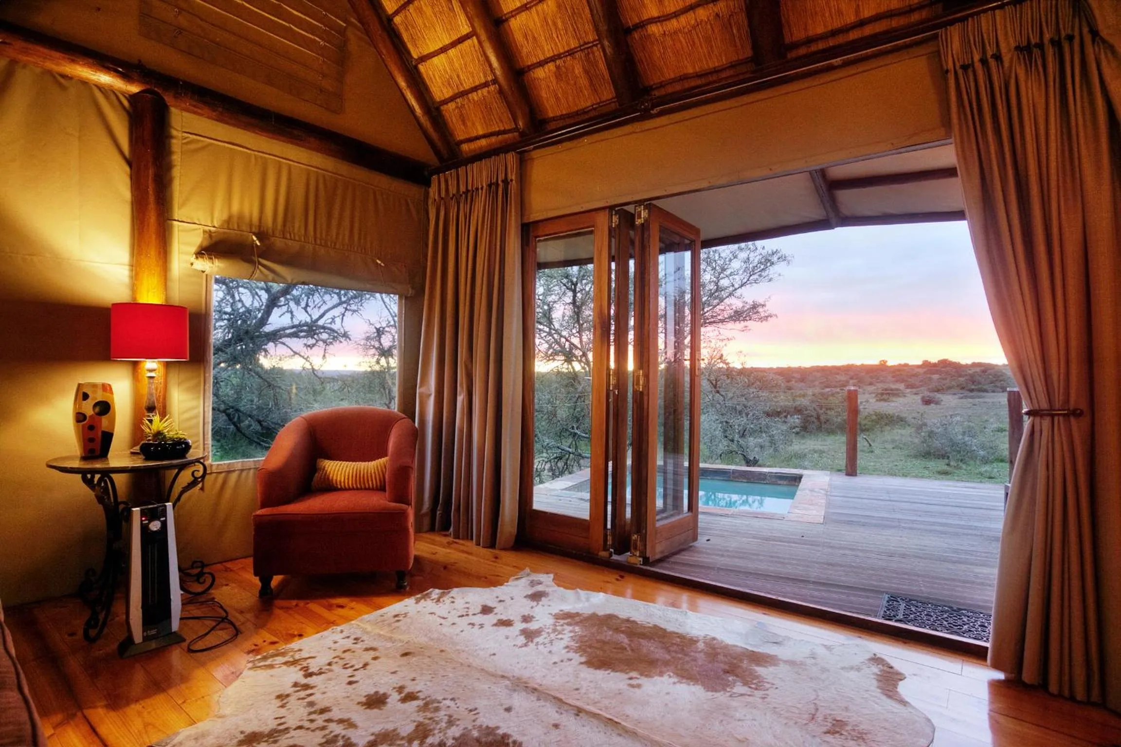 Bedroom in Bush Lodge – Amakhala Game Reserve