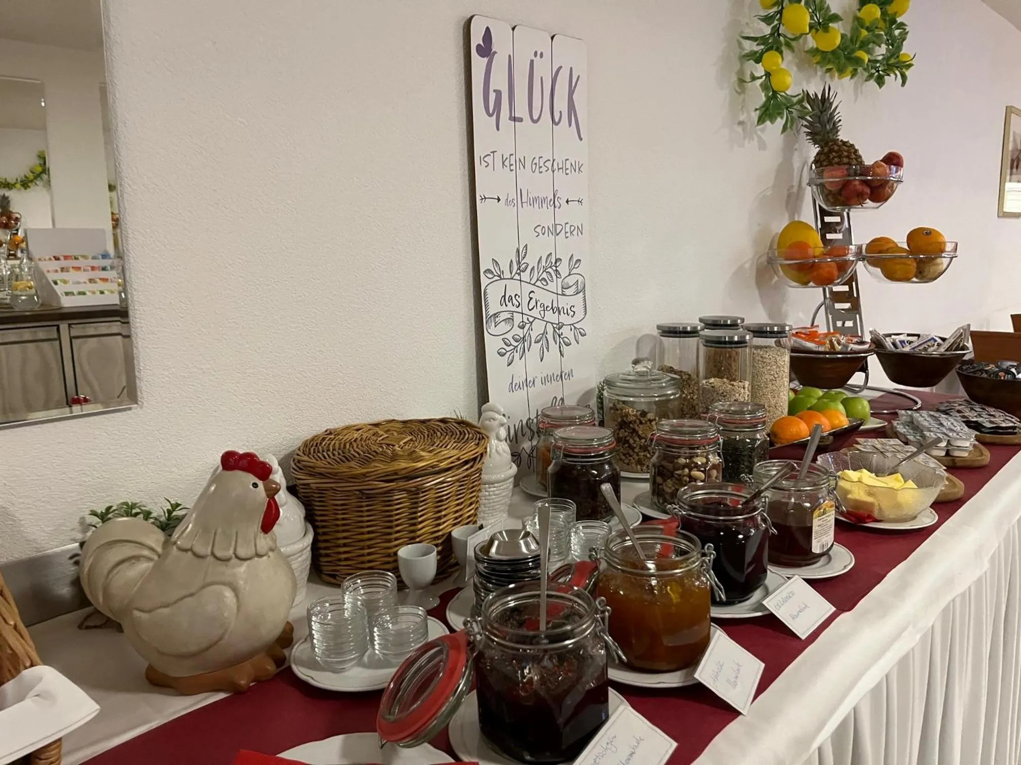 Food and drinks in Hotel JÄGERHAUS in Singen am Hohentwiel