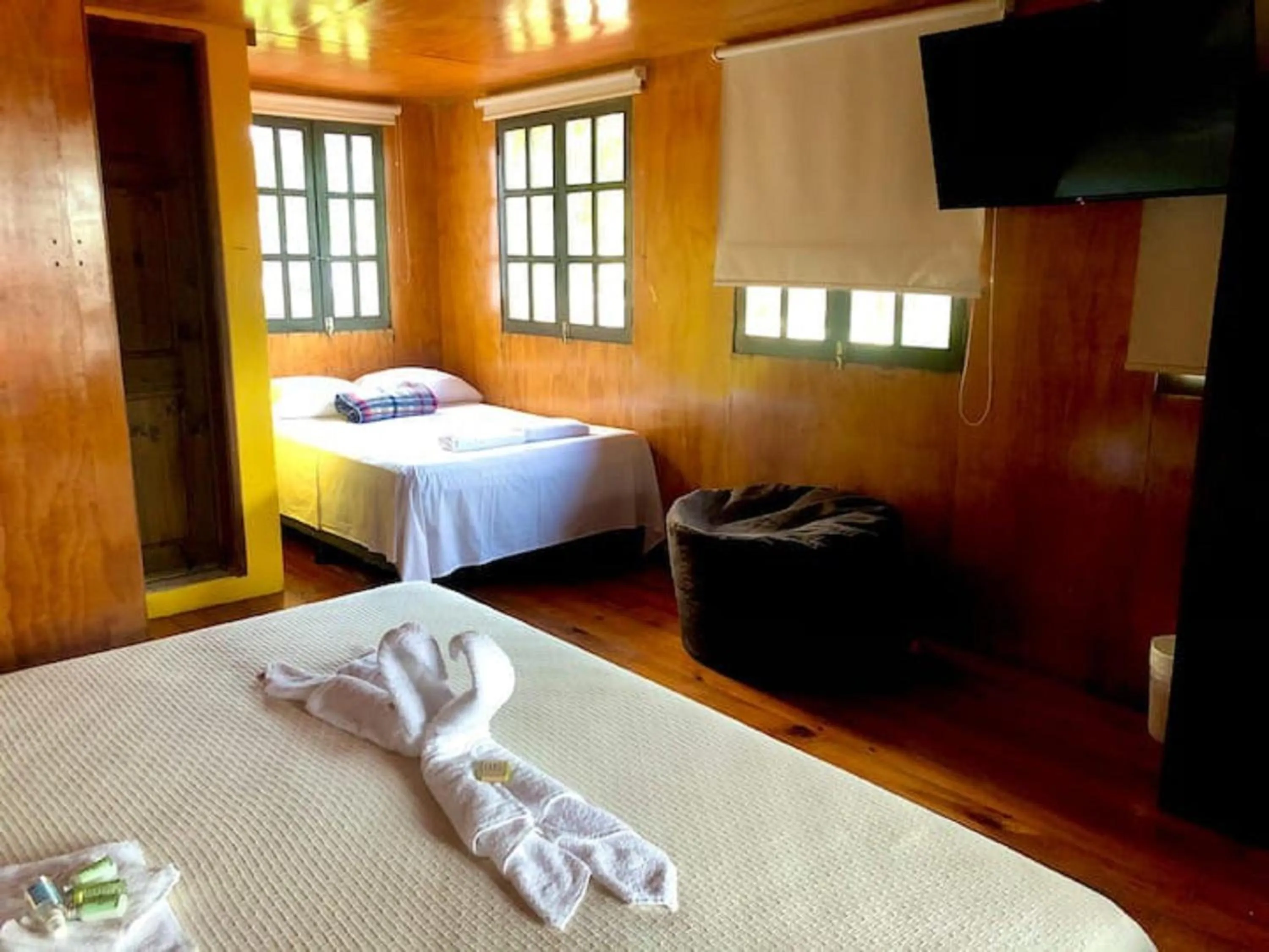 Photo of the whole room, Bed in Papitos Bacalar Hotel and Marina