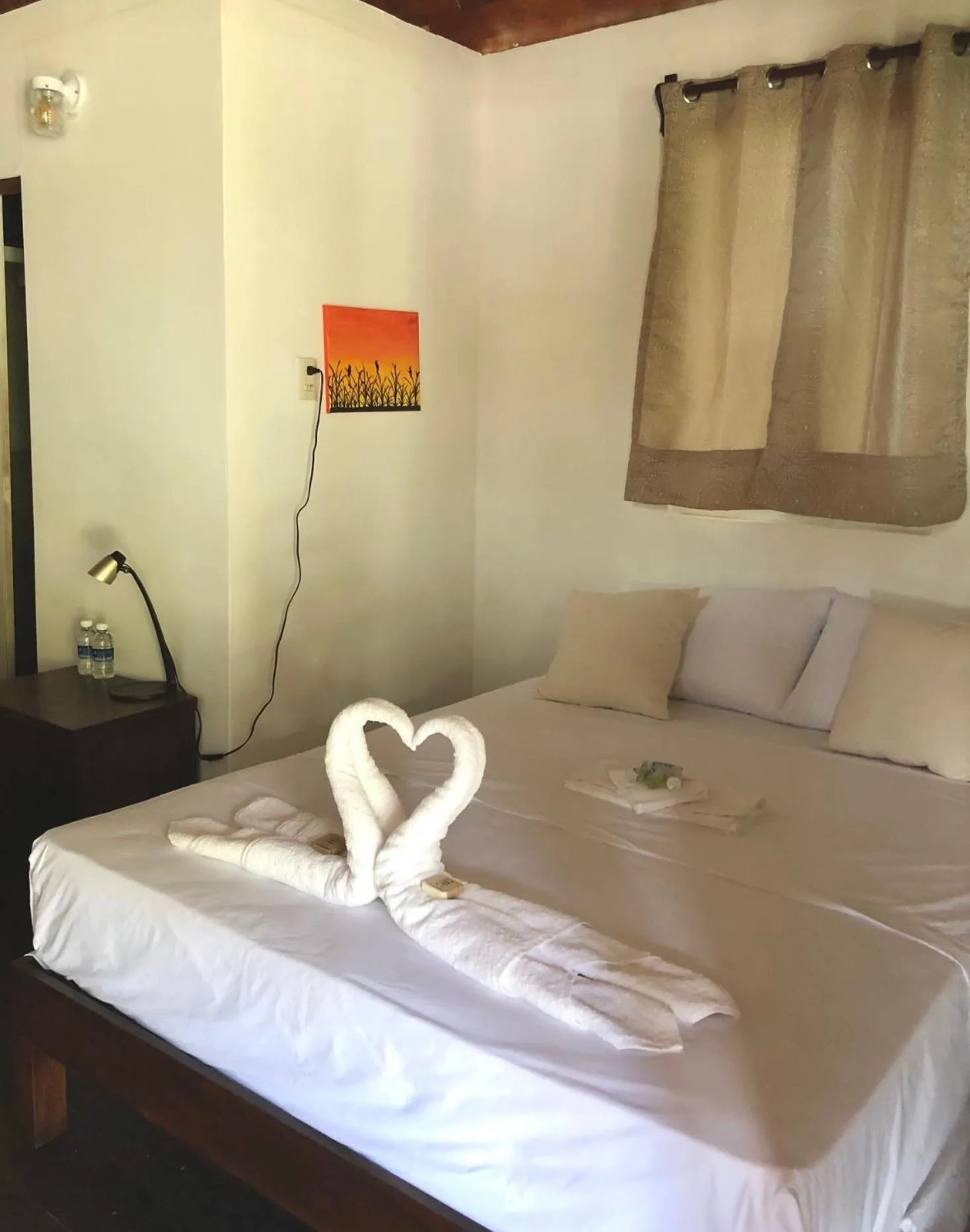 Bed in Papitos Bacalar Hotel and Marina