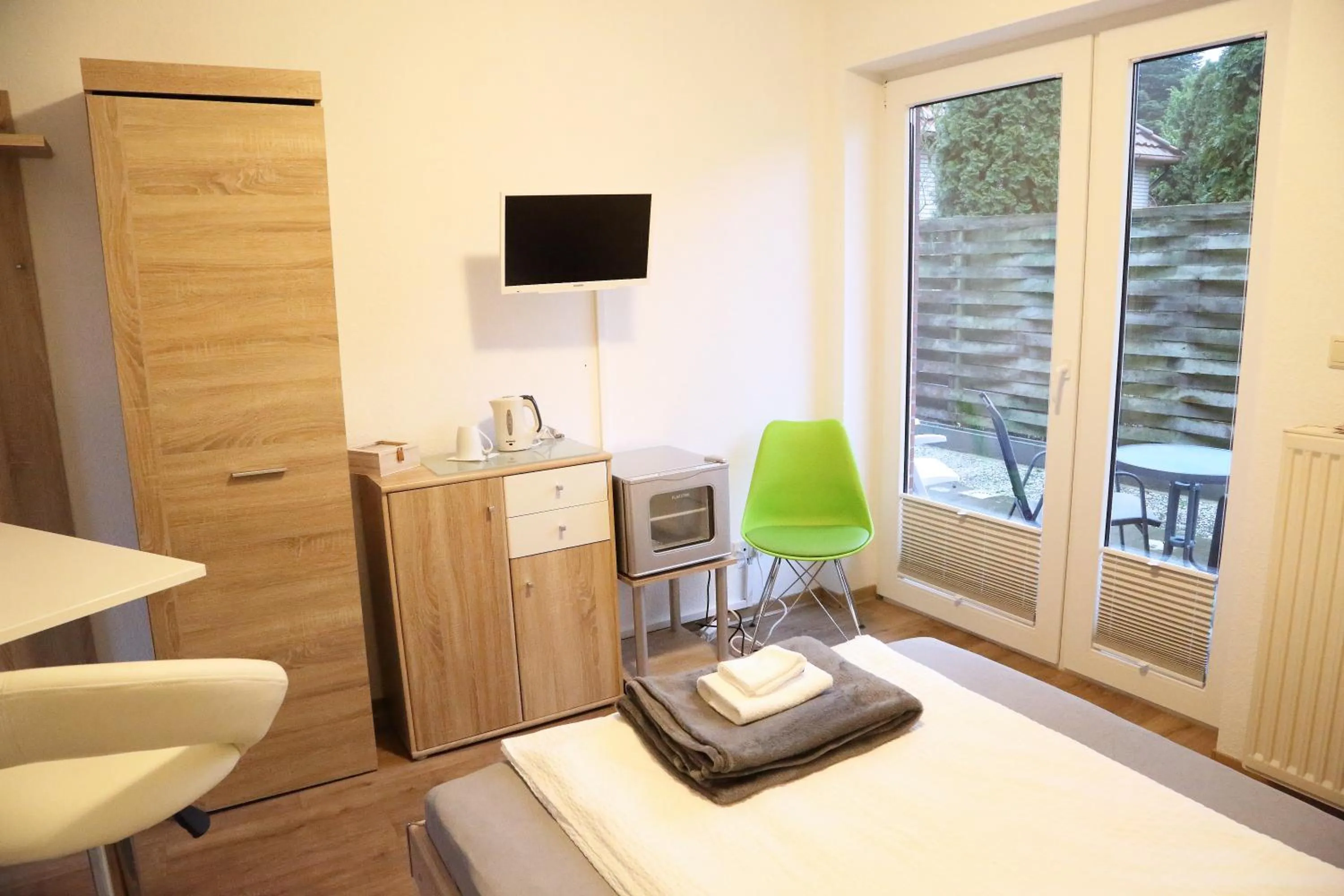 Seating area, Bed in Gästehaus zum Surgrund