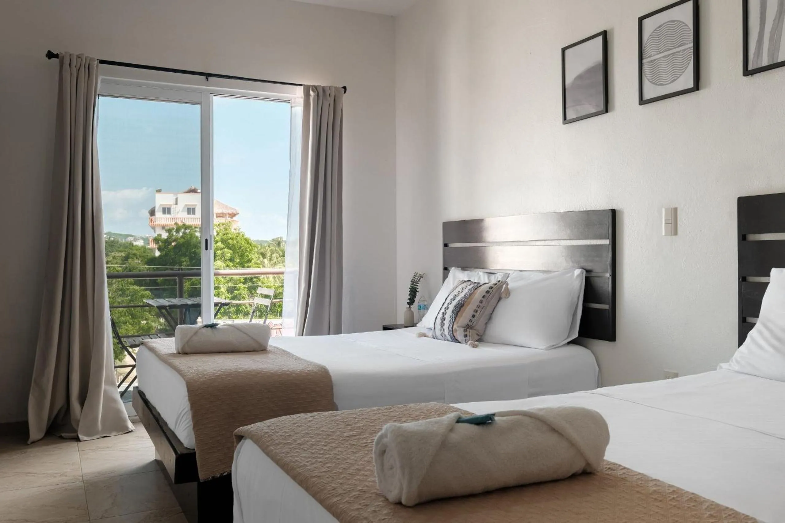 Bed in La Aurora Puerto Escondido