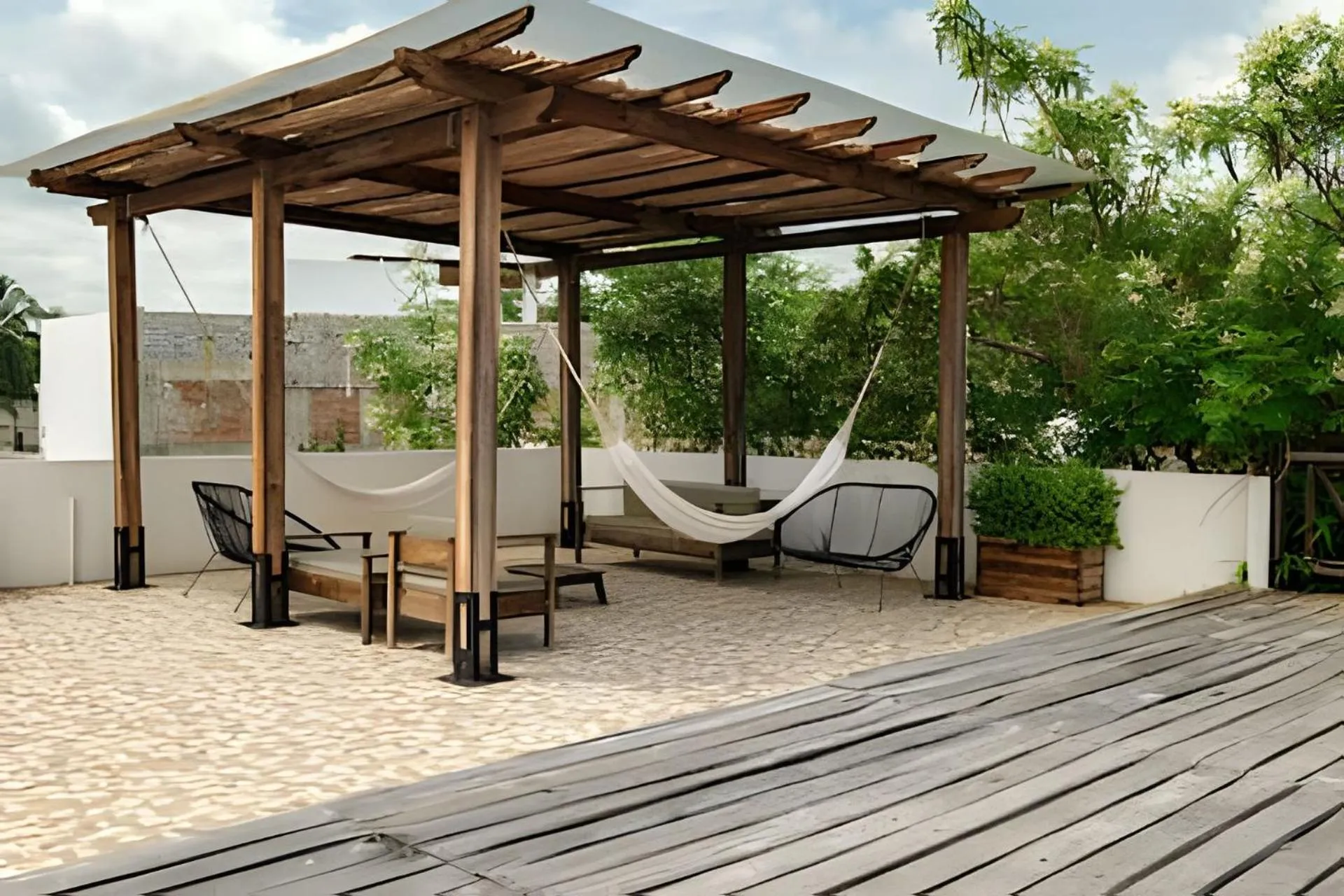 Balcony/Terrace in La Aurora Puerto Escondido