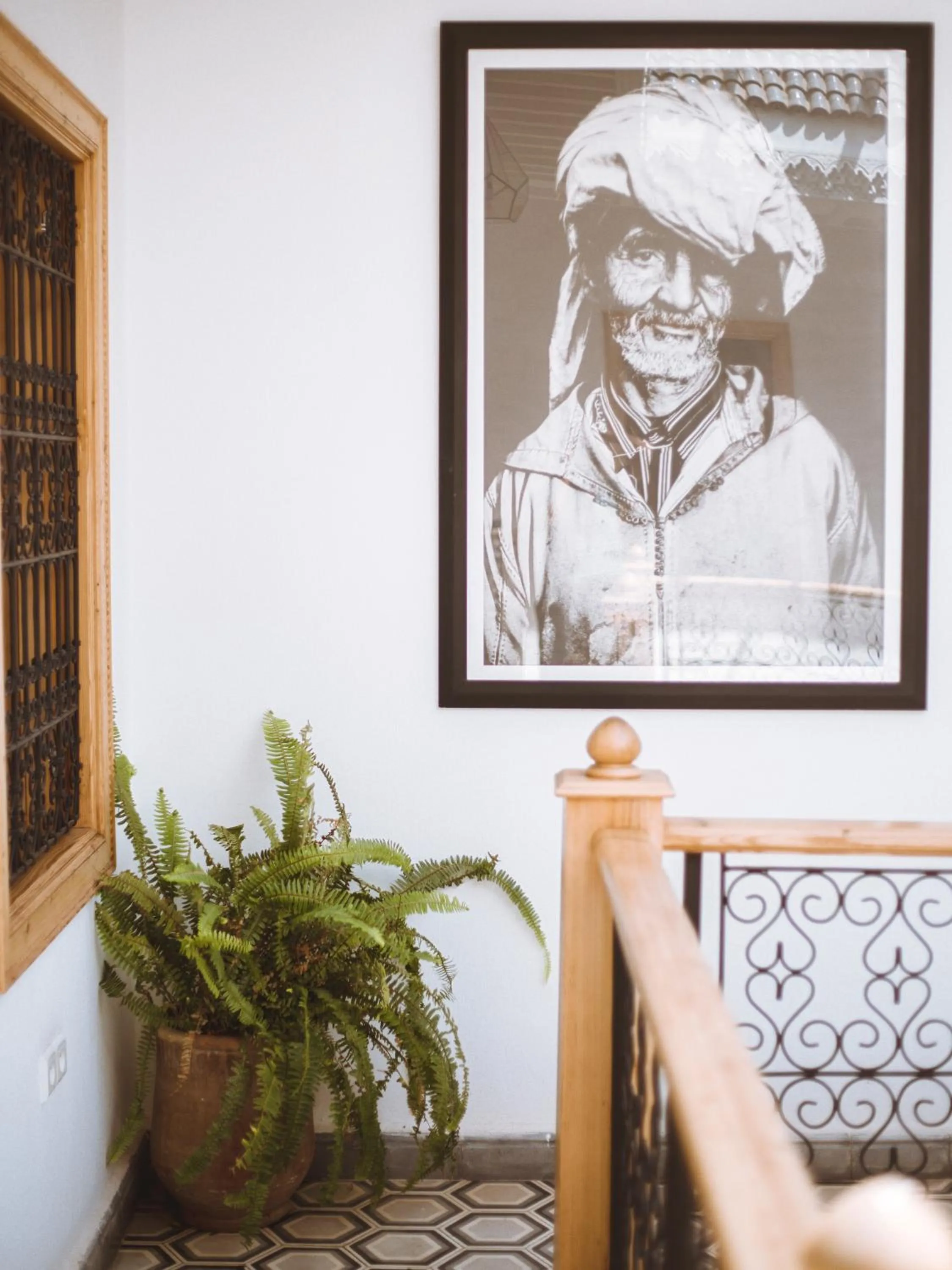 Decorative detail in Riad Le Petit Joyau