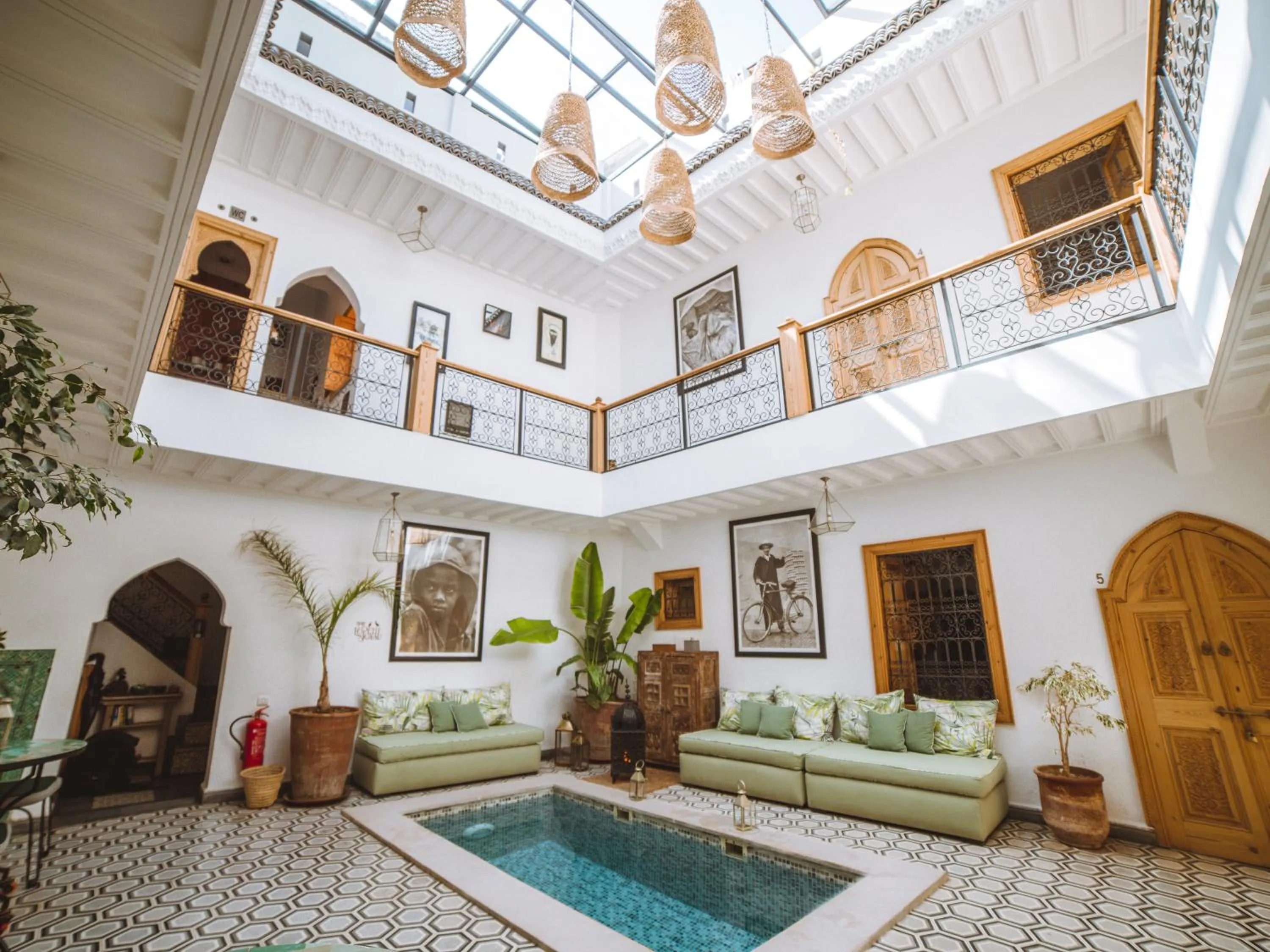 Patio in Riad Le Petit Joyau