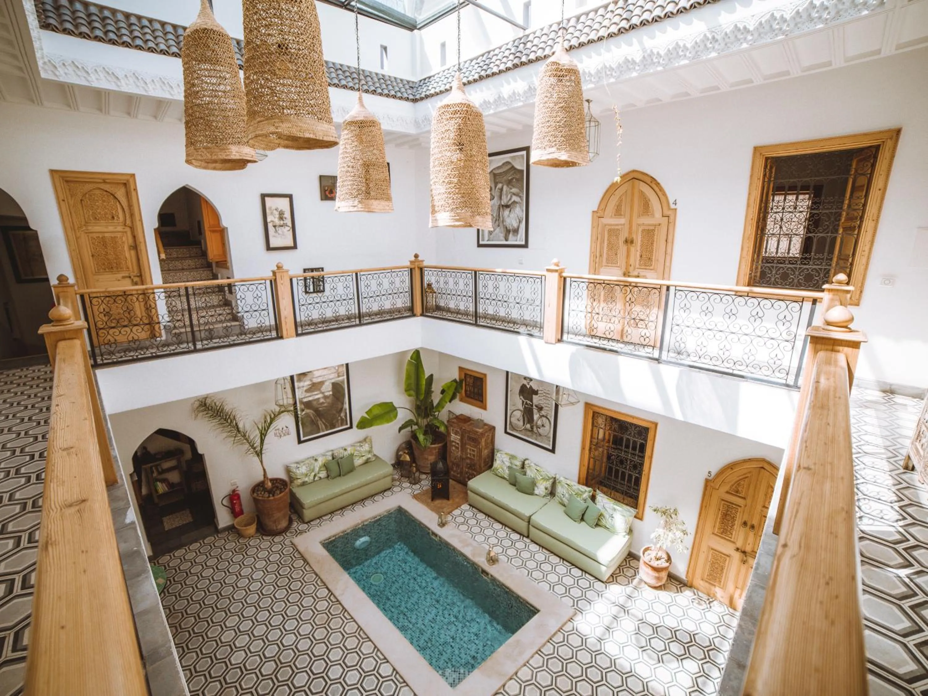 Patio in Riad Le Petit Joyau
