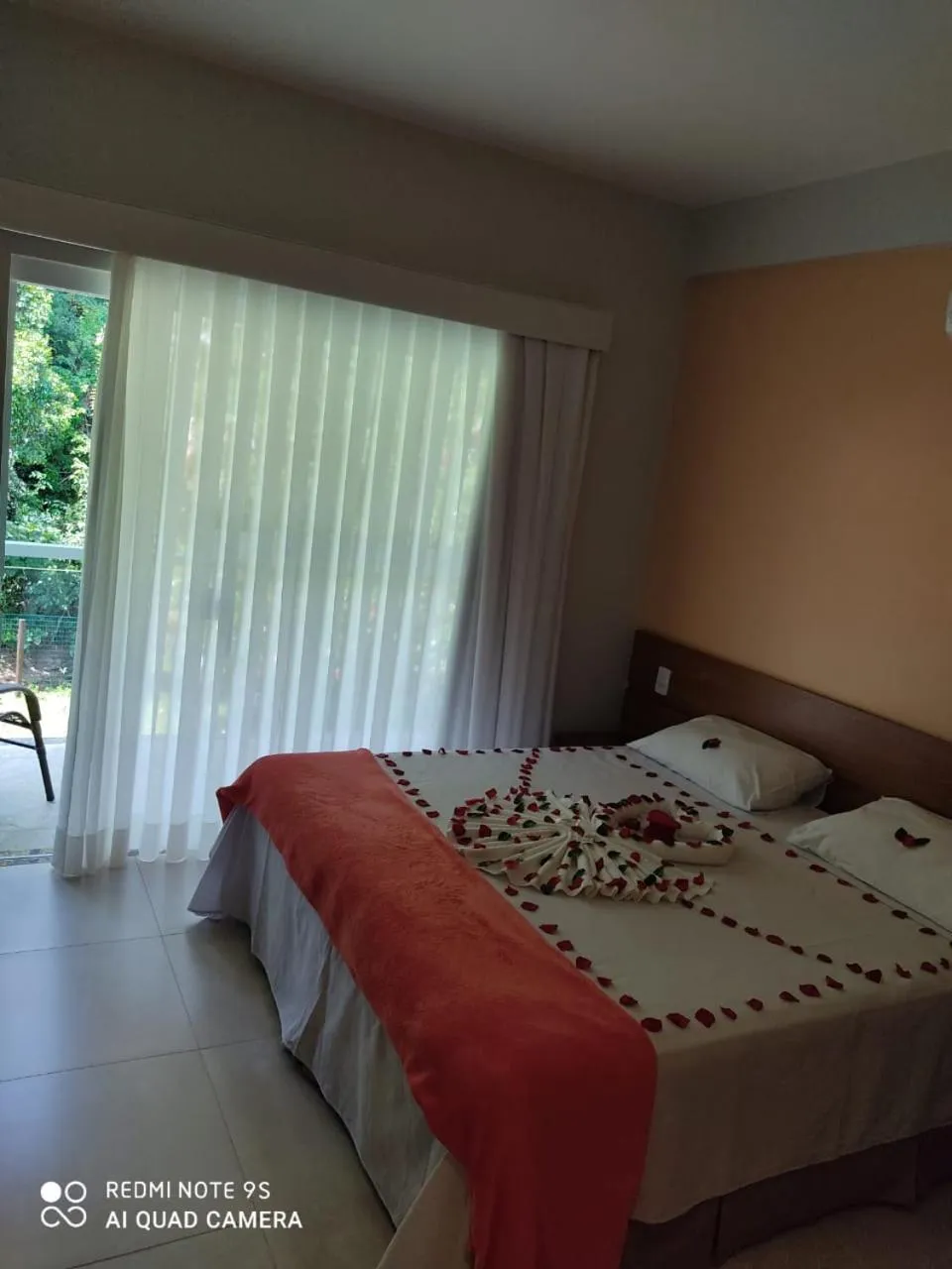 Bed in Pousada Cantinho da Praia