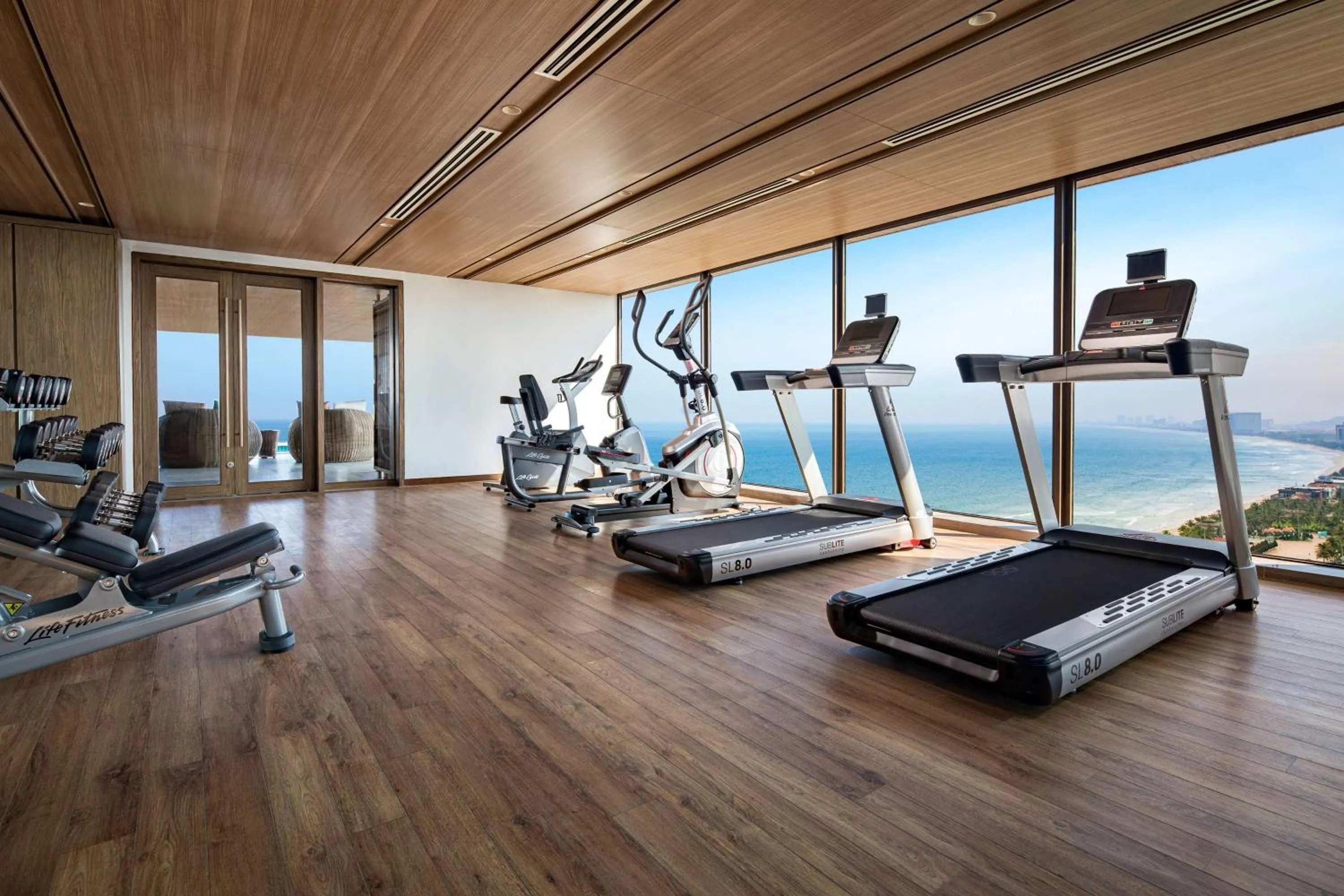 Fitness centre/facilities in Radisson Hotel Danang