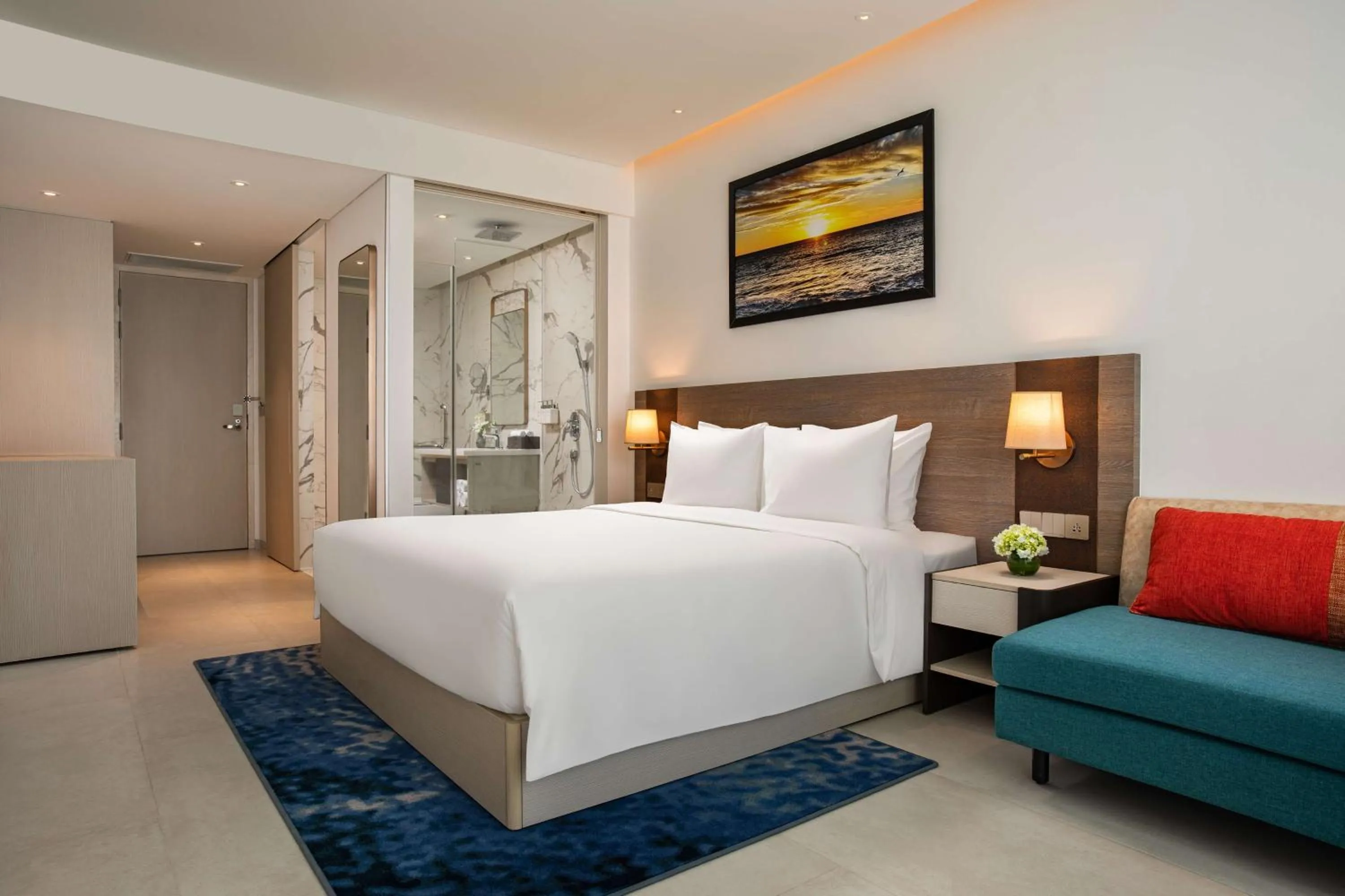 Bed in Radisson Hotel Danang