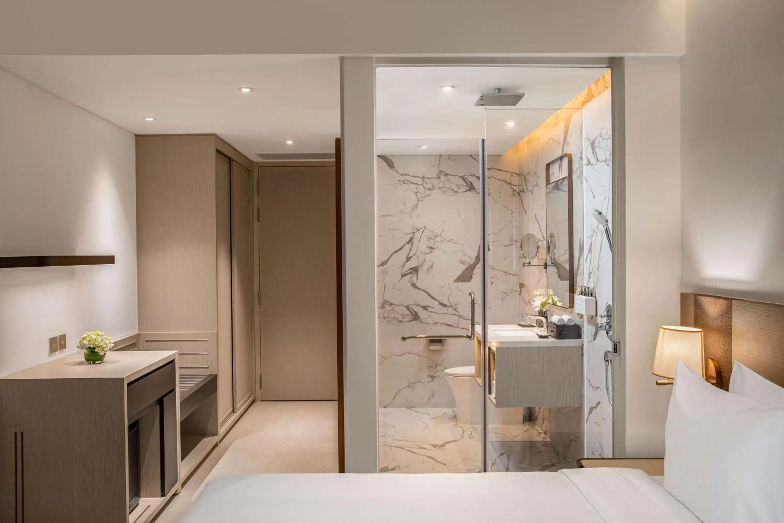 Shower, Bed in Radisson Hotel Danang