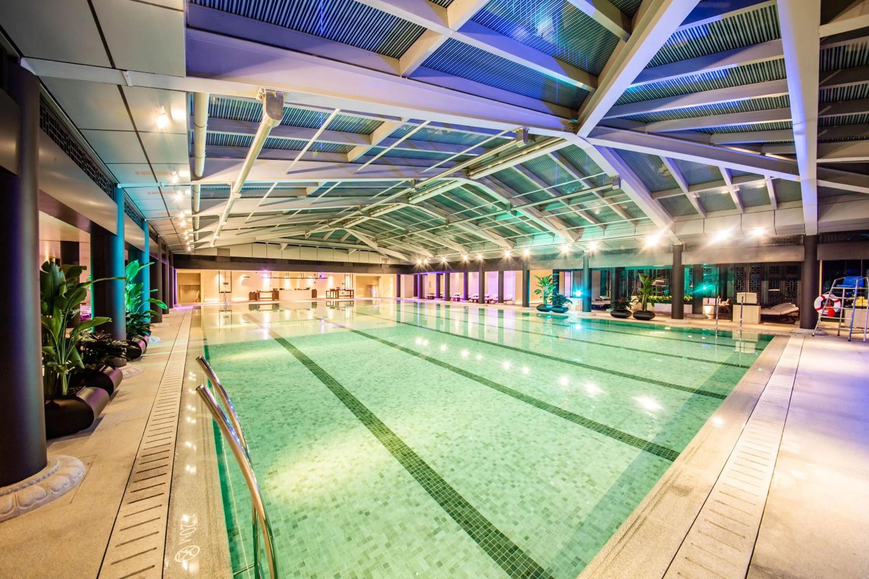 Swimming pool in New World Shenyang Hotel