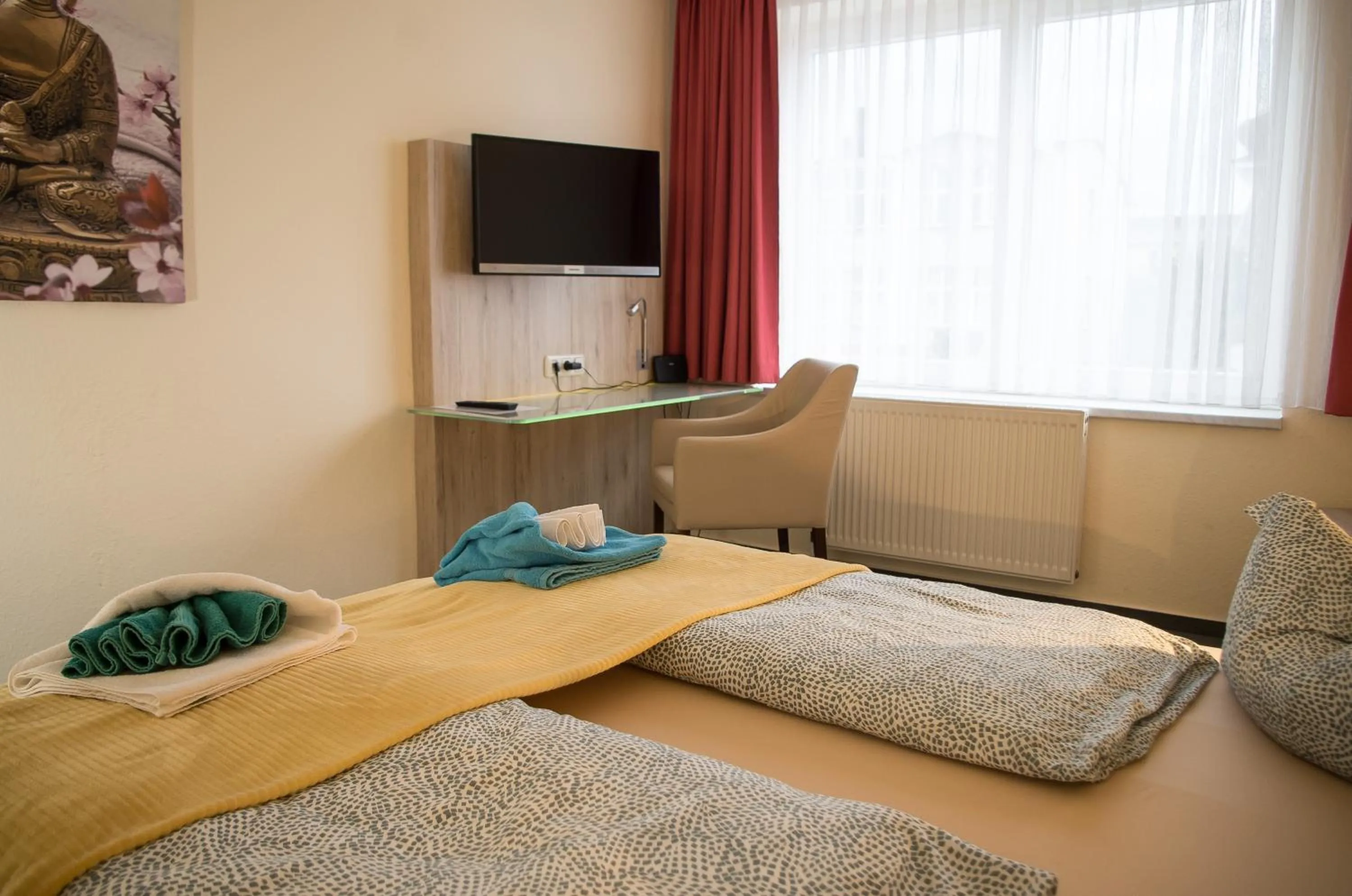 Bed in Hotel Villa Elisabeth