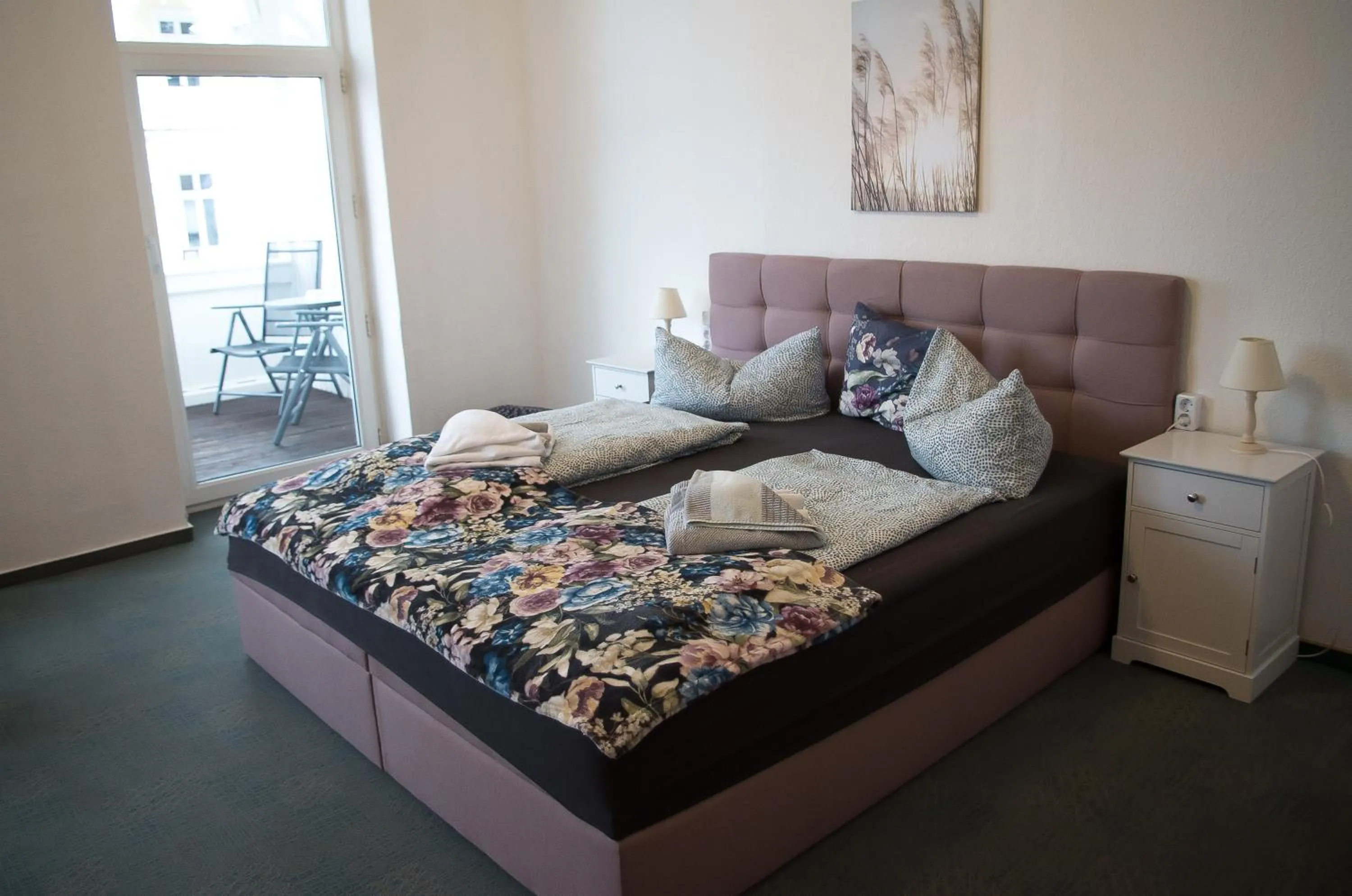 Bed in Hotel Villa Elisabeth