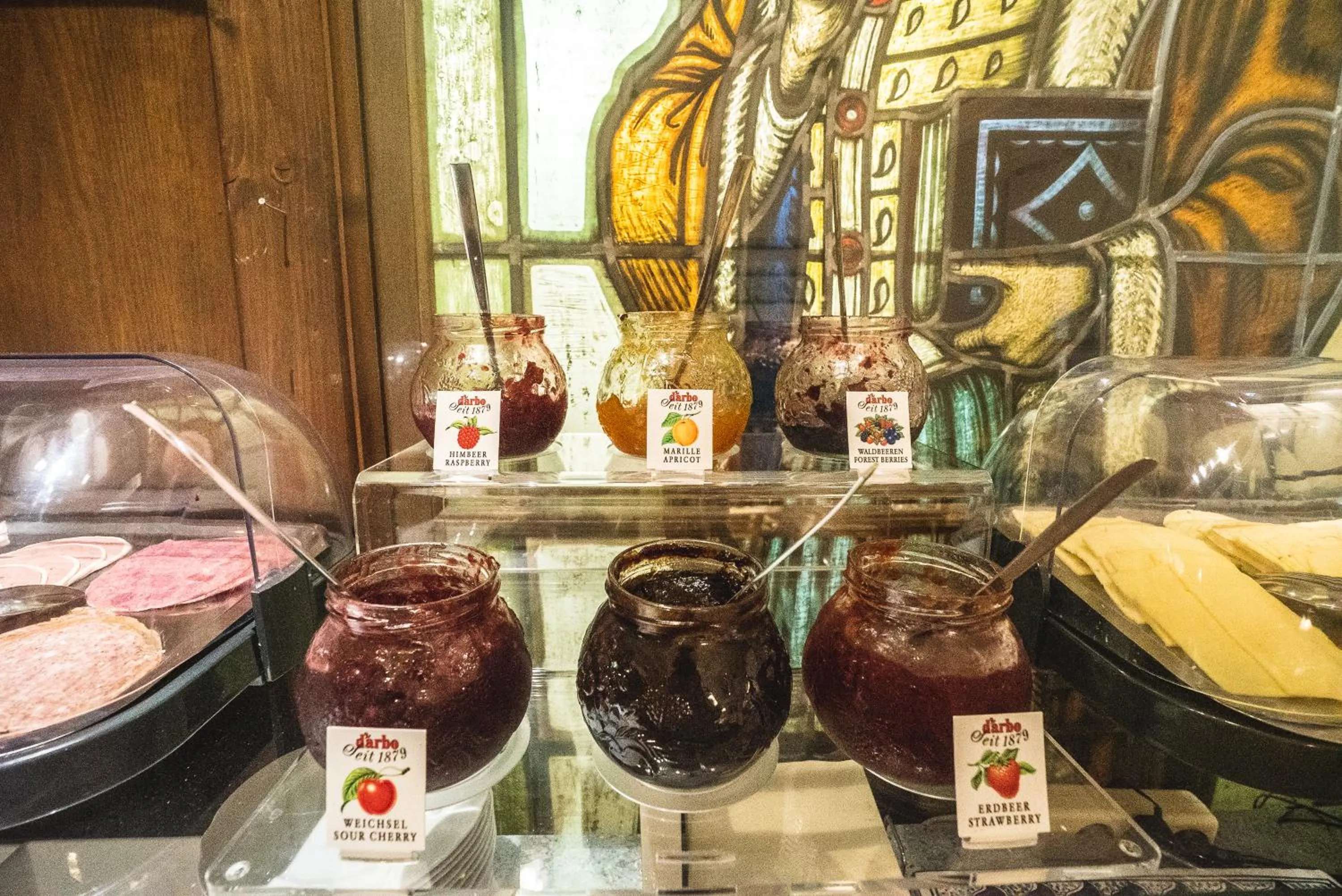 Buffet breakfast in Landhotel Villa Foresta