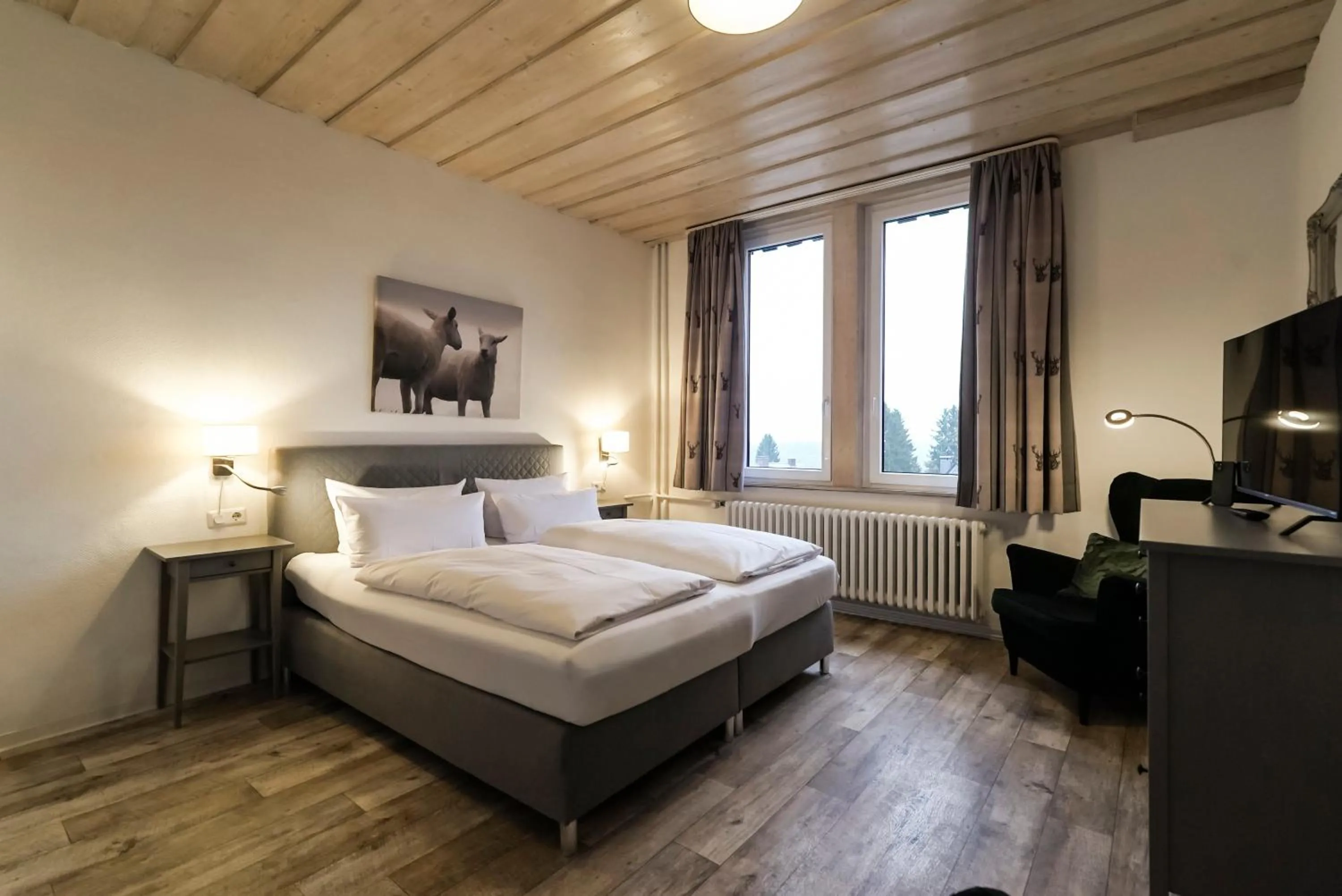 Bed in Landhotel Villa Foresta