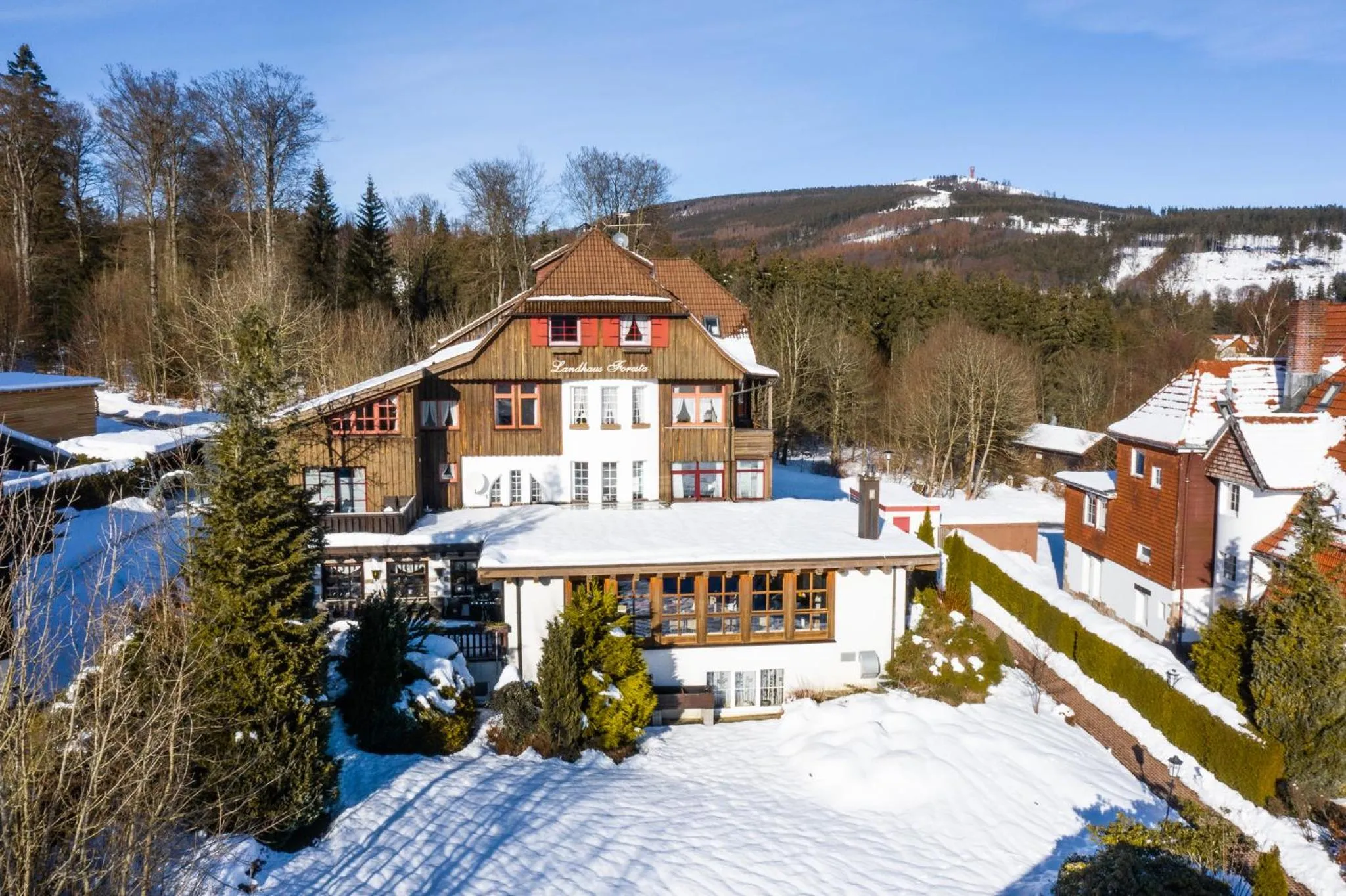 Property building in Landhotel Villa Foresta