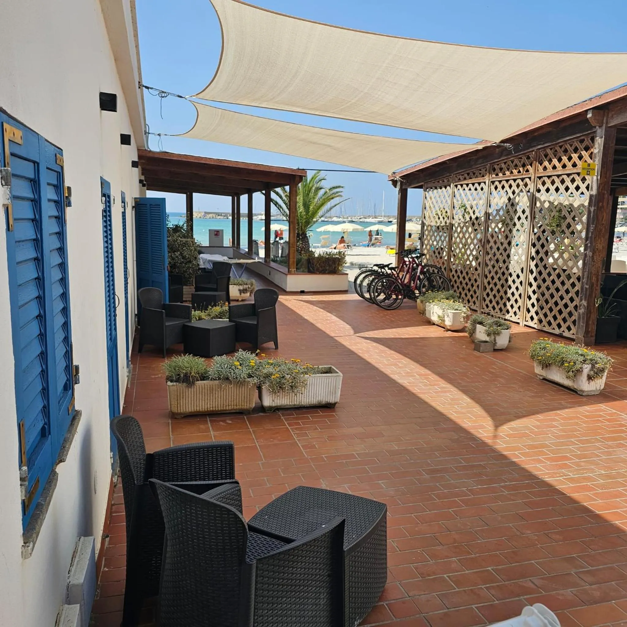 Balcony/Terrace in Vel Marì - Rooms on the Beach