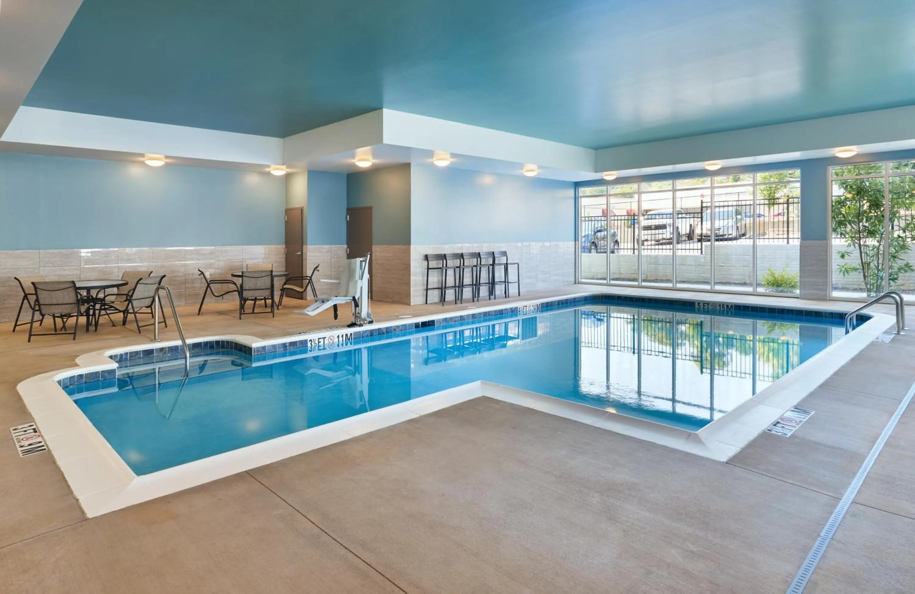 Swimming pool in Candlewood Suites - Asheville Downtown by IHG