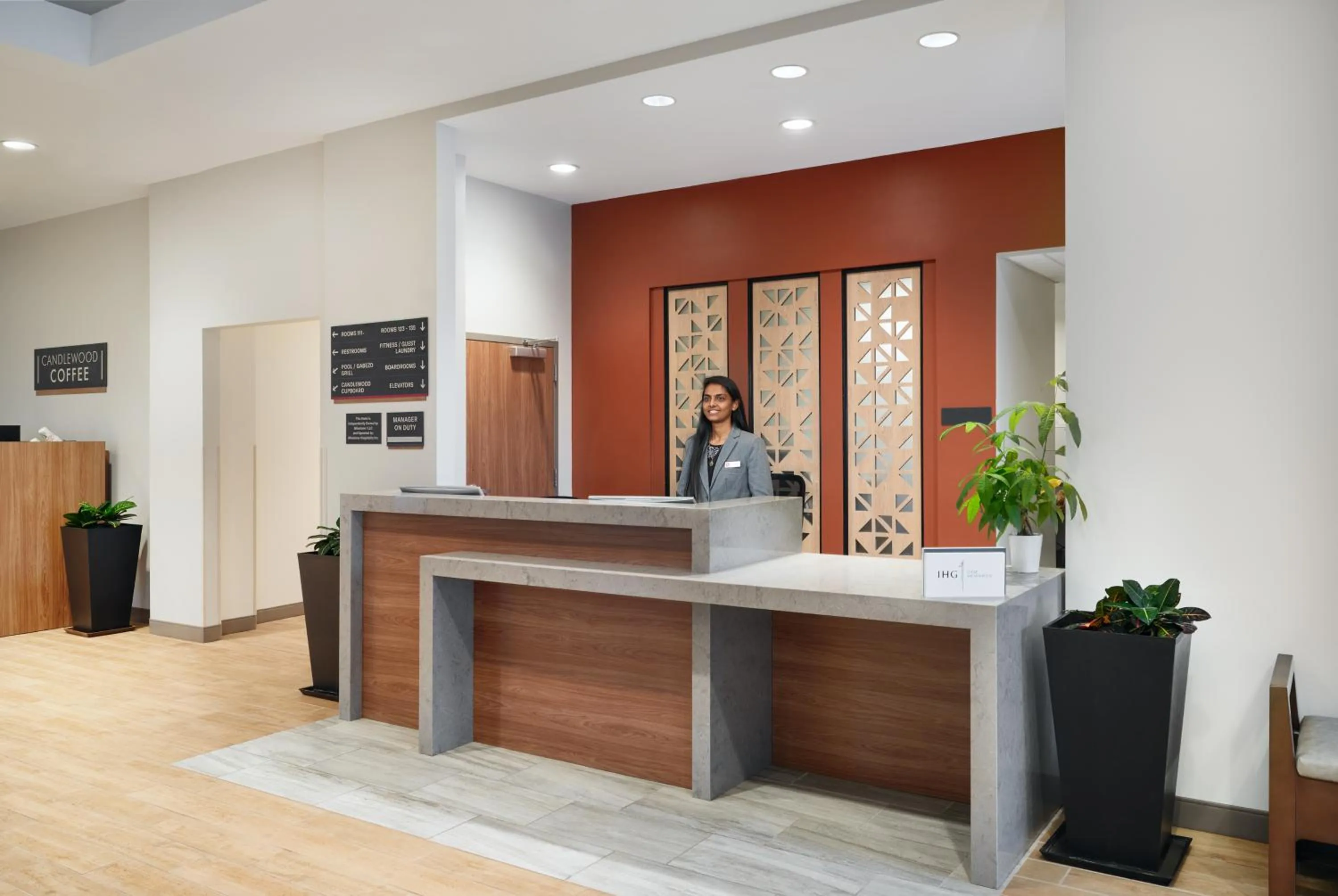 Lobby or reception in Candlewood Suites - Asheville Downtown by IHG
