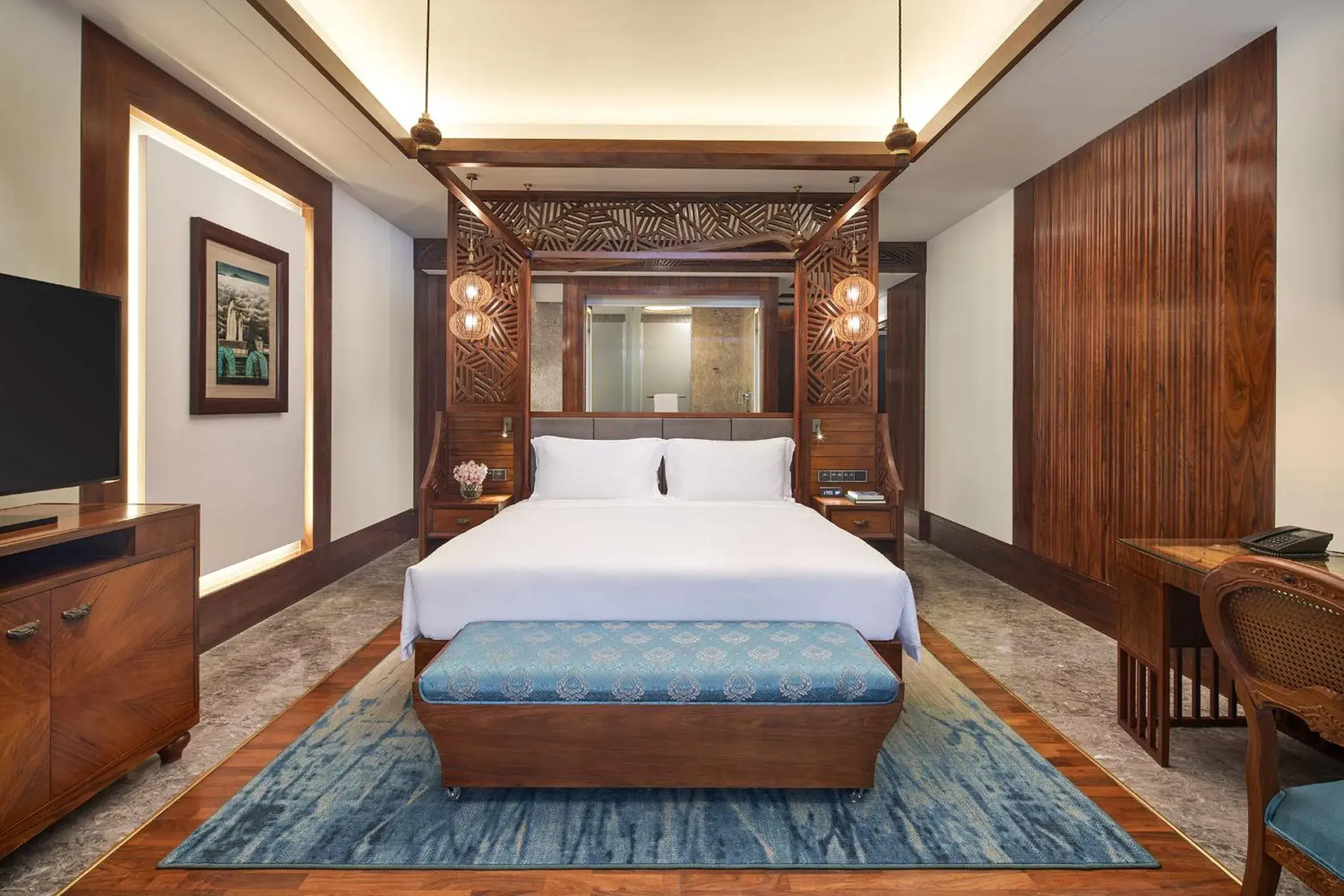 Fairmont Gold Room, Lounge Access, 1 King Bed Ocean View in Fairmont Sanya Haitang Bay Fairmont Gold Room, Lounge Access, 1 King Bed Ocean View in Fairmont Sanya Haitang Bay