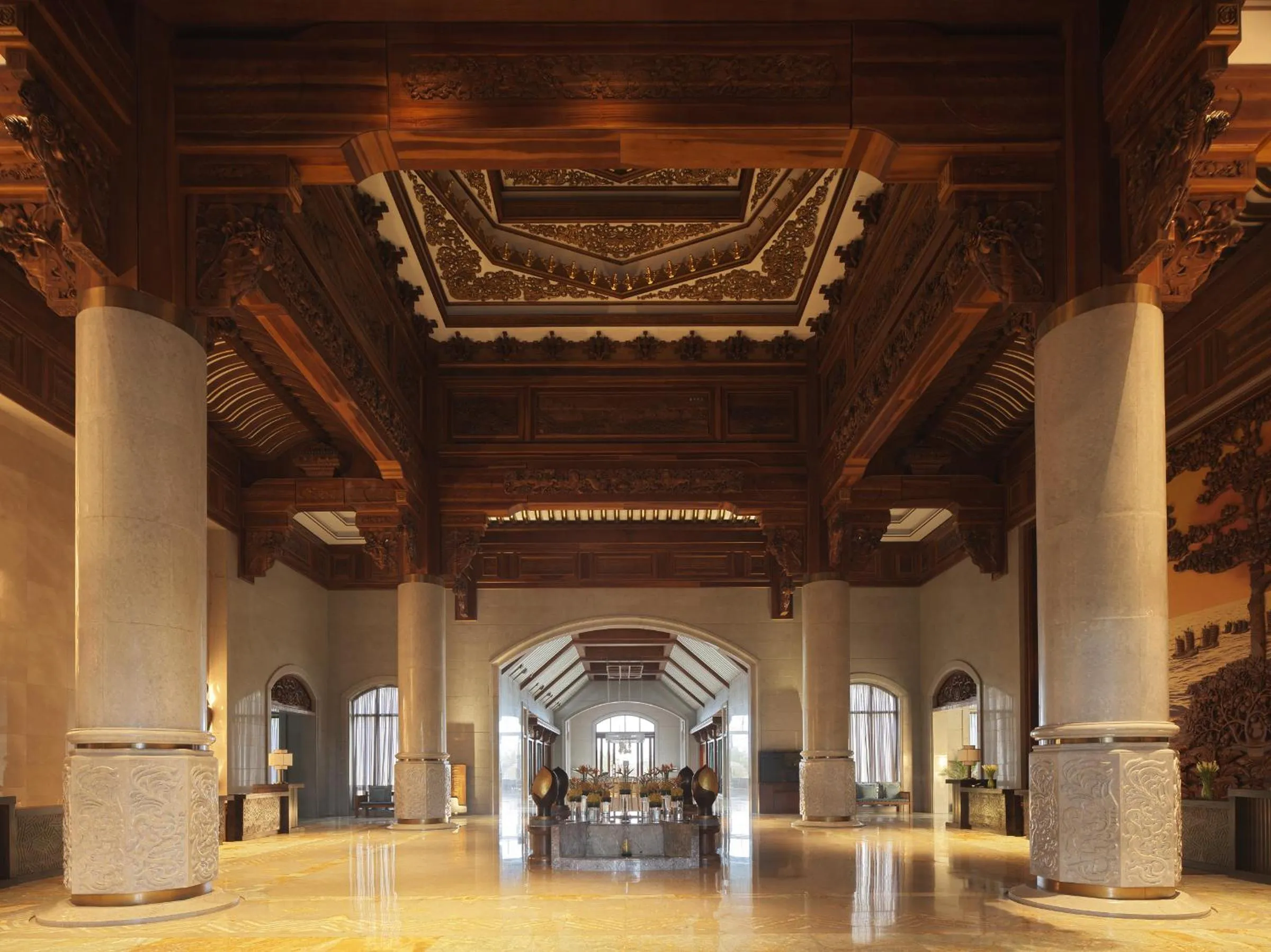 Lobby or reception in Fairmont Sanya Haitang Bay
