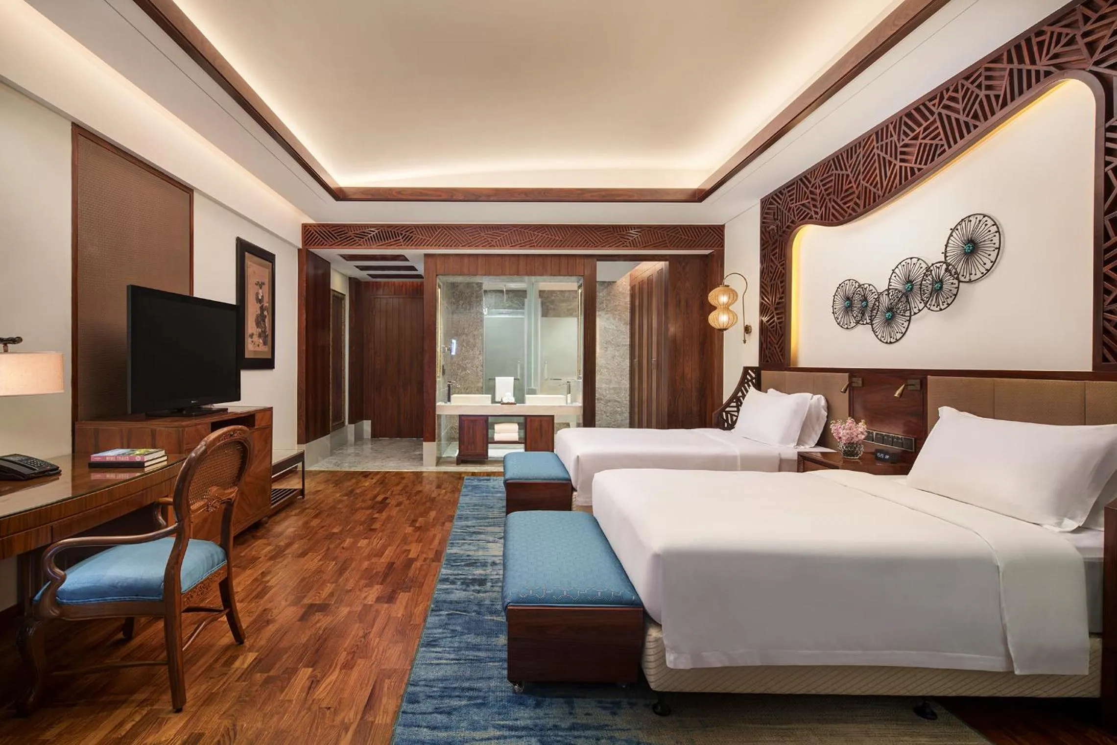 Bedroom, Bed in Fairmont Sanya Haitang Bay