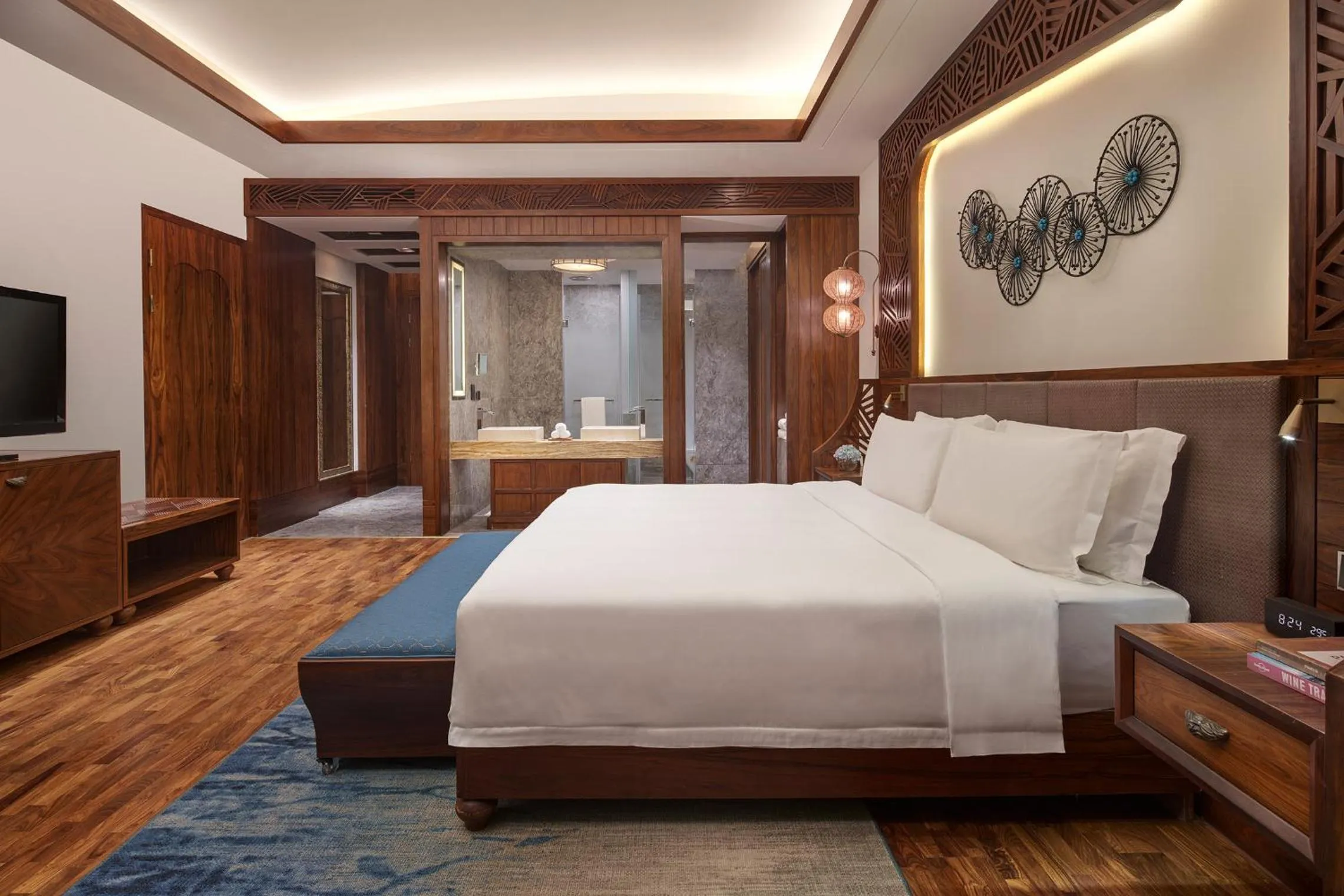 Bedroom, Bed in Fairmont Sanya Haitang Bay