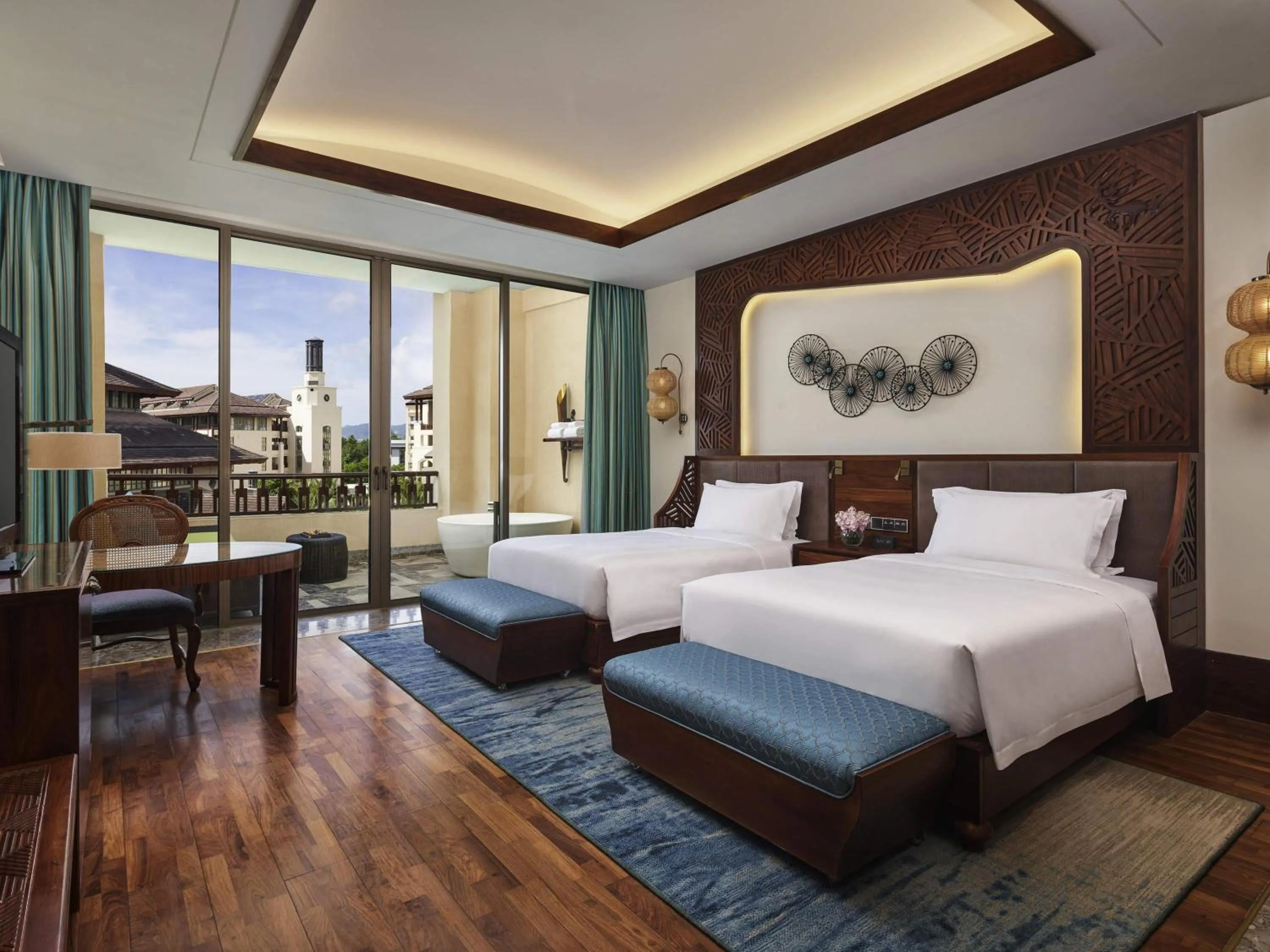 Bedroom, Bed in Fairmont Sanya Haitang Bay