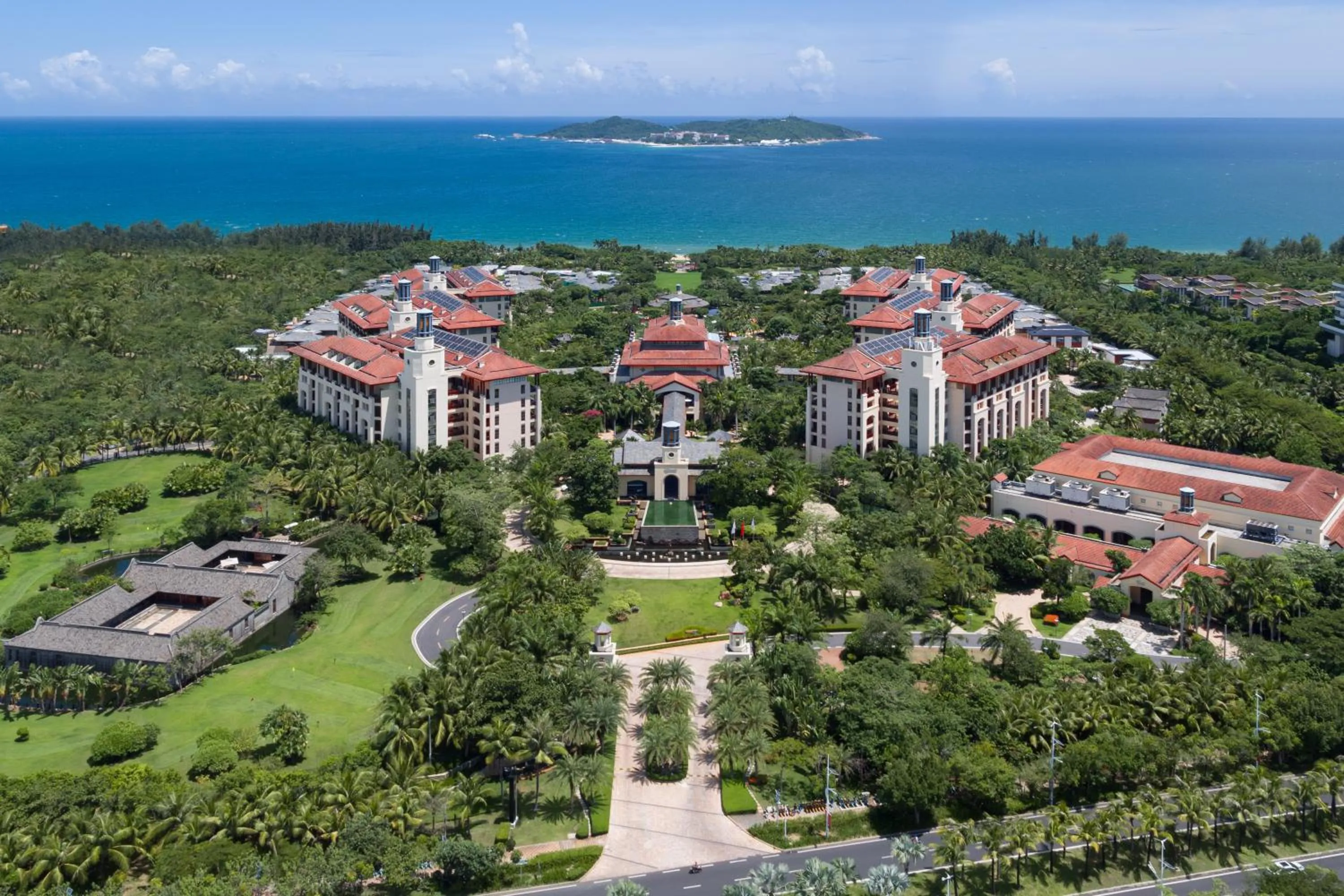 Bird's eye view in Fairmont Sanya Haitang Bay