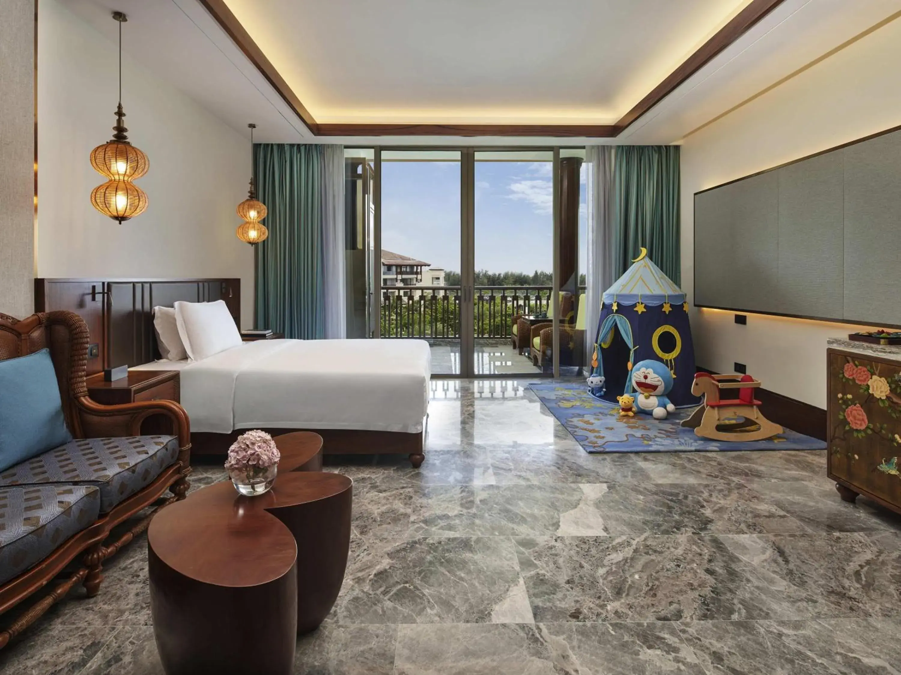 Fairmont Duplex Family Suite Garden View in Fairmont Sanya Haitang Bay Fairmont Duplex Family Suite Garden View in Fairmont Sanya Haitang Bay