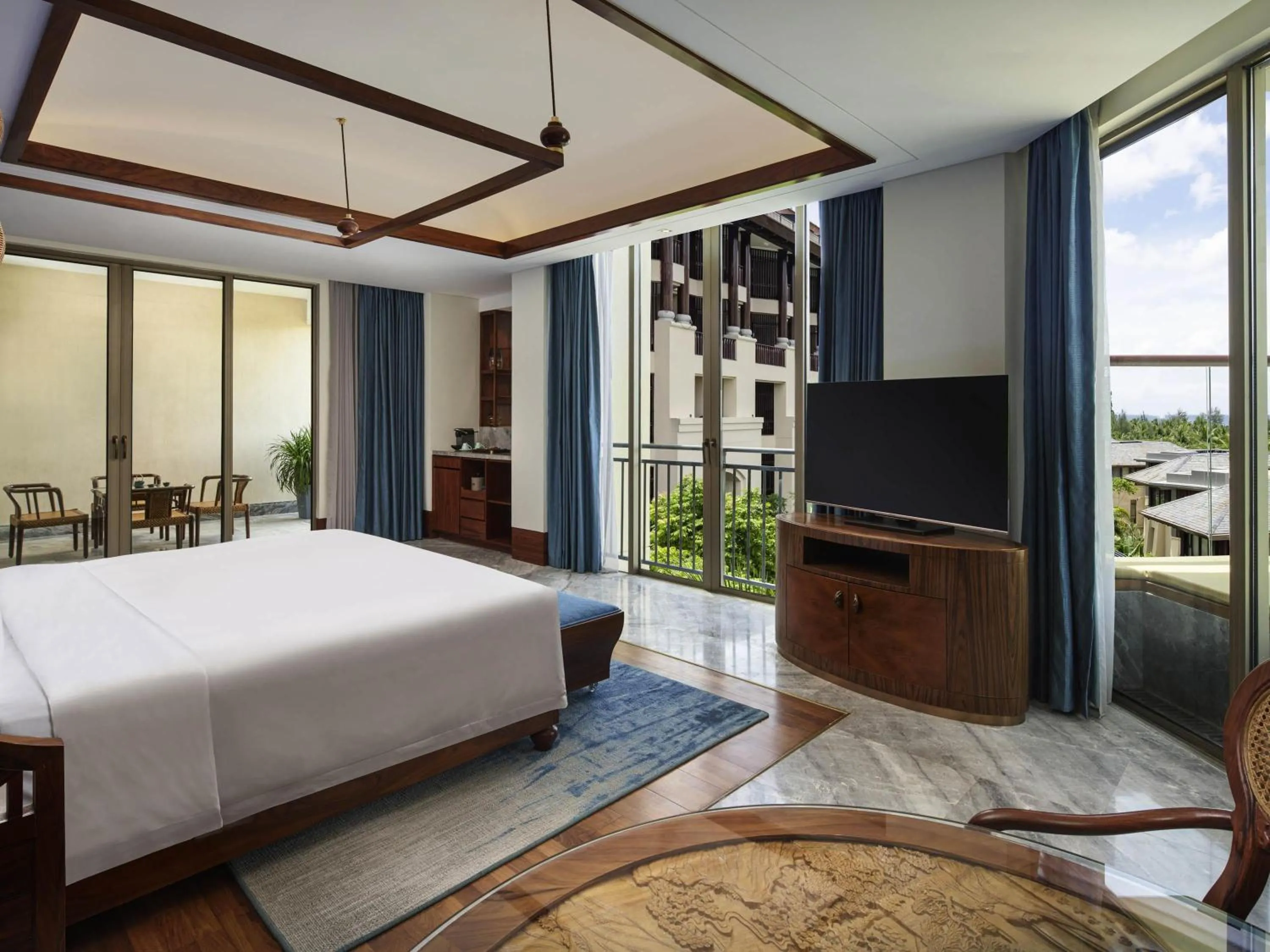 Bedroom, Bed in Fairmont Sanya Haitang Bay